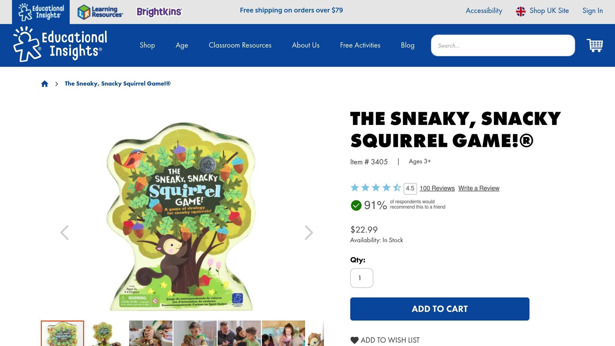 The Sneaky Snacky Squirrel Game