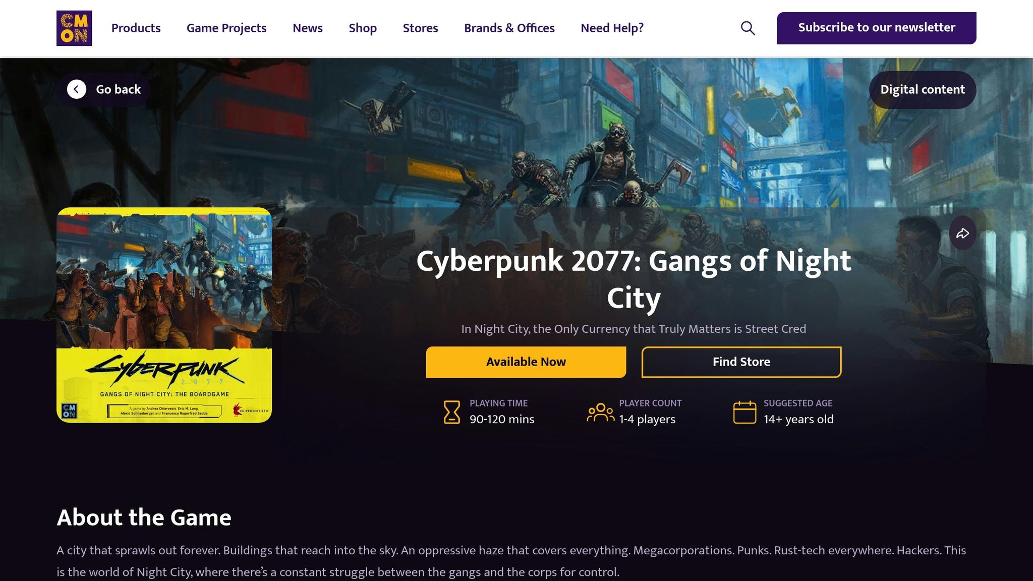 Cyberpunk 2077: Gangs of Night City