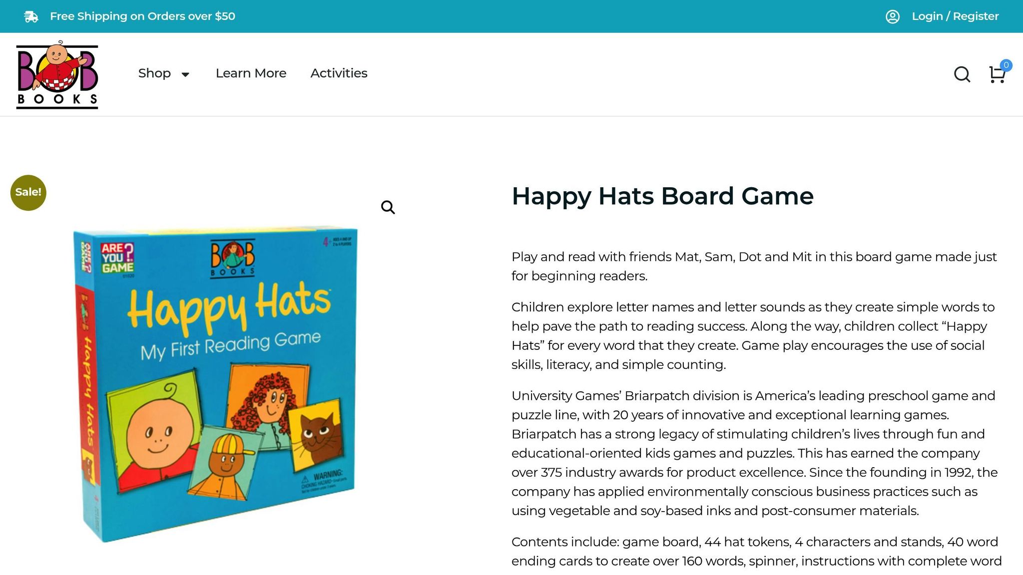 Bob Books Happy Hats