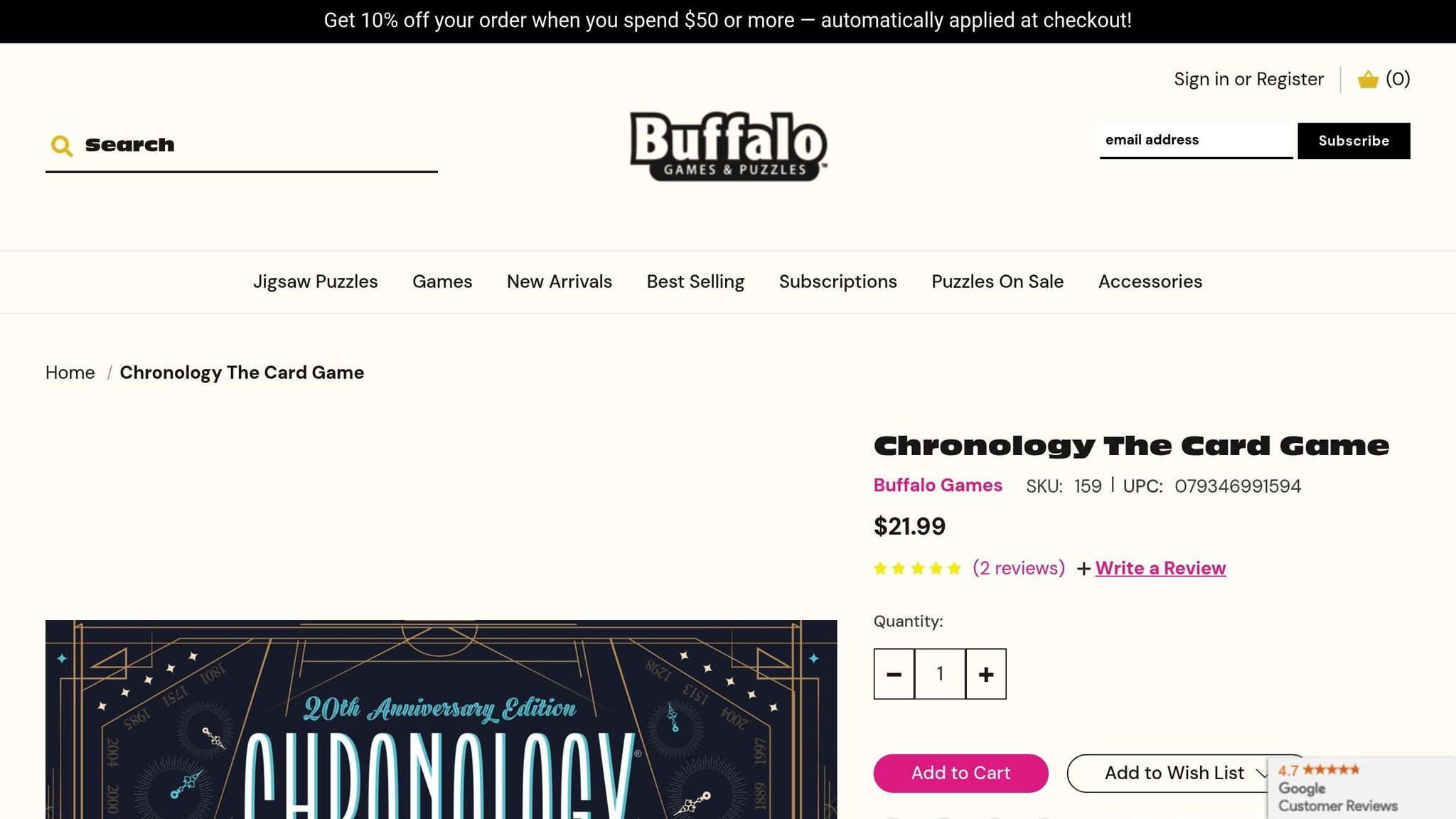 Chronology