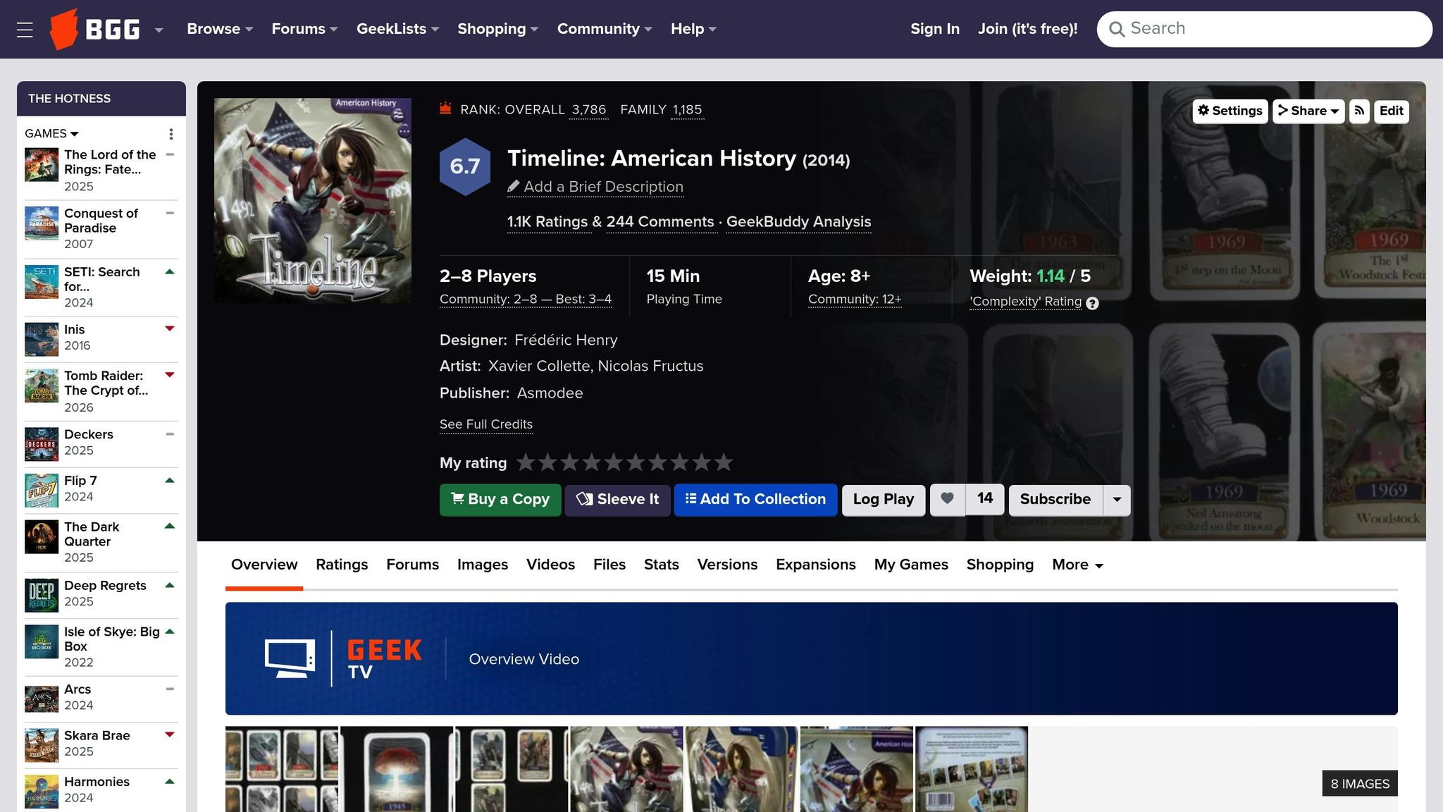 Timeline: American History