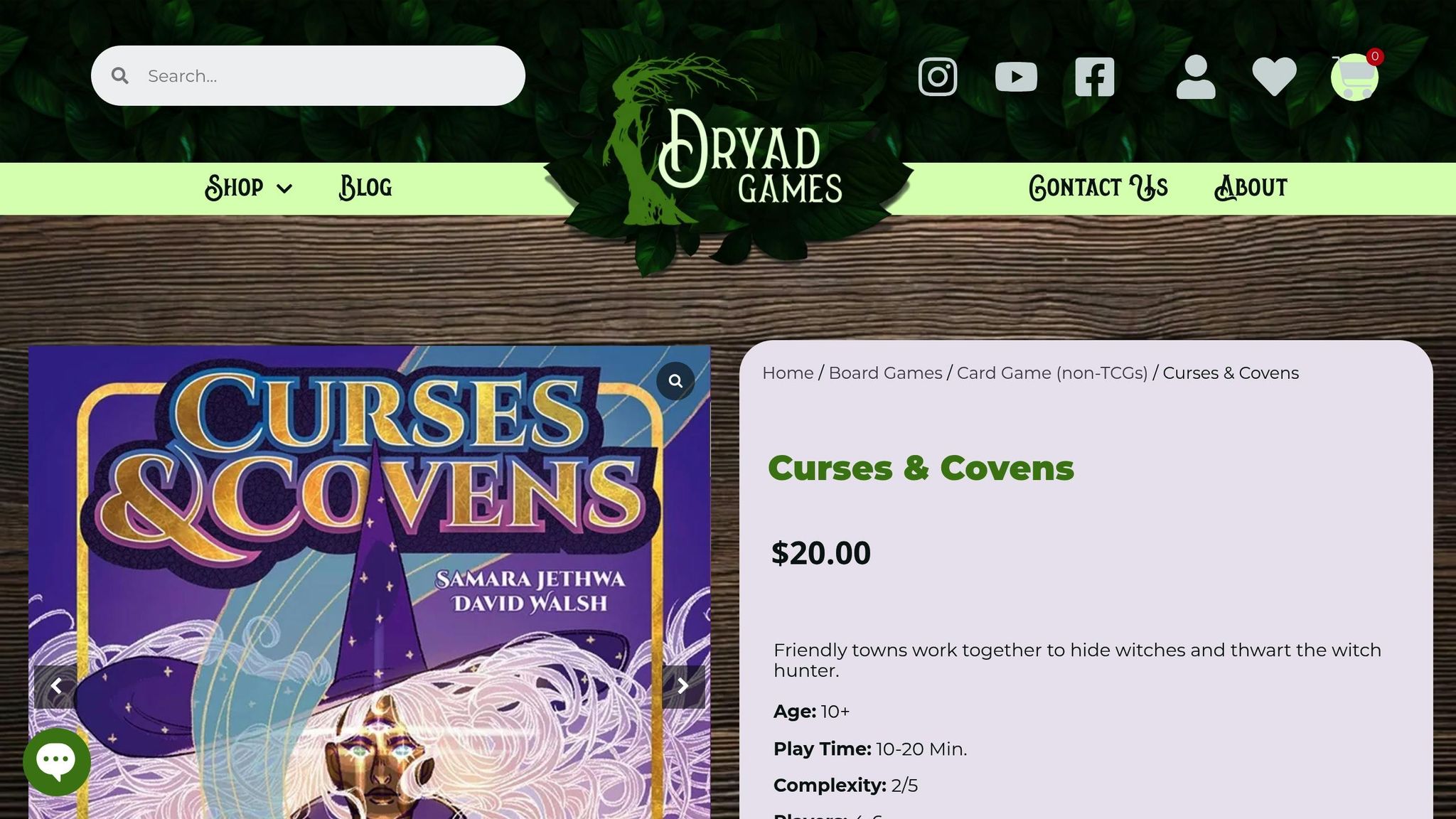 Curses and Covens