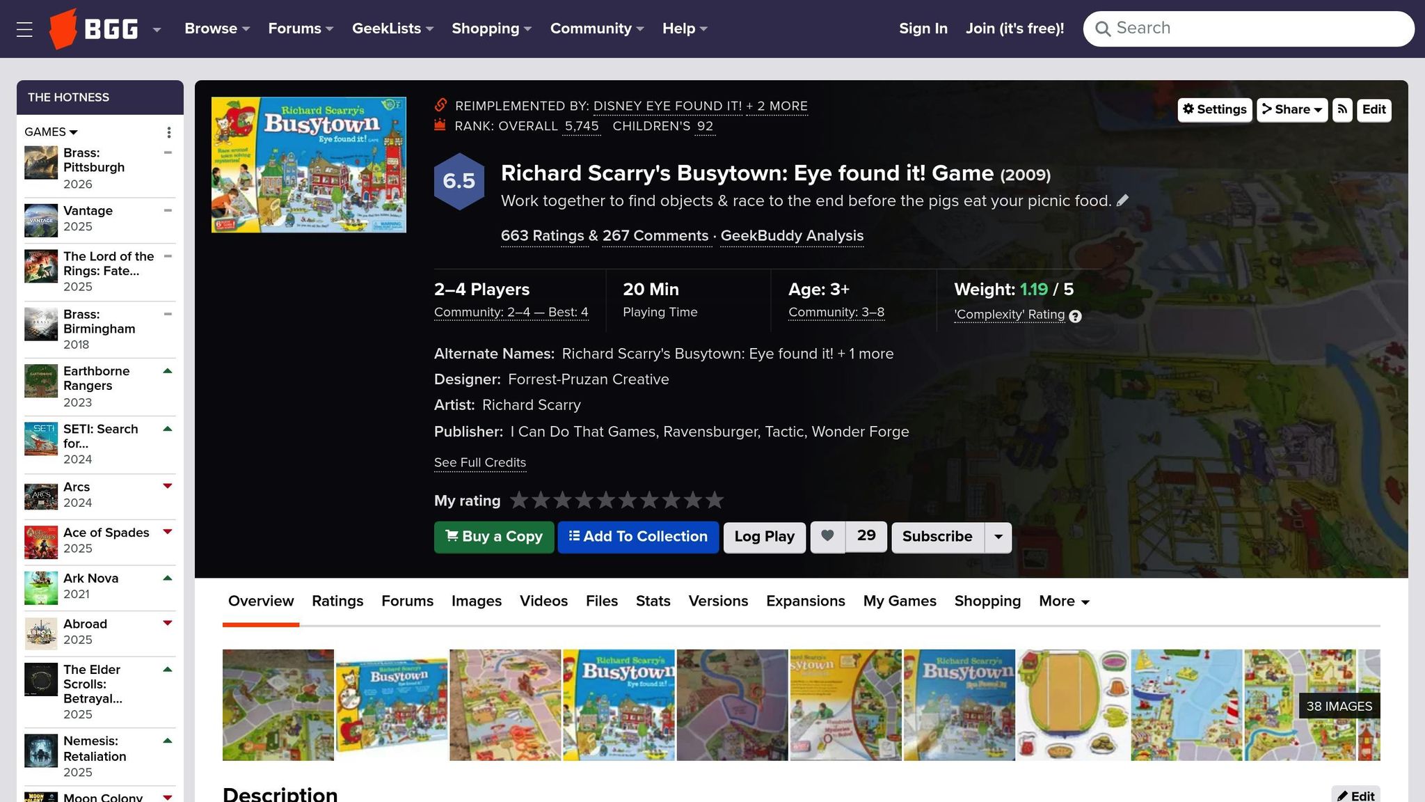 Richard Scarry's Busytown Eye Found It