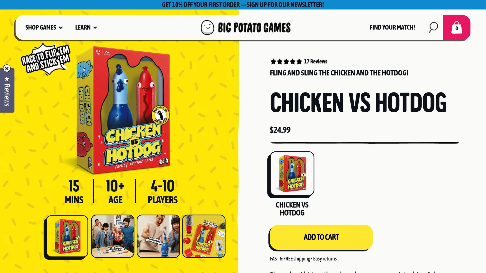 Chicken vs Hotdog