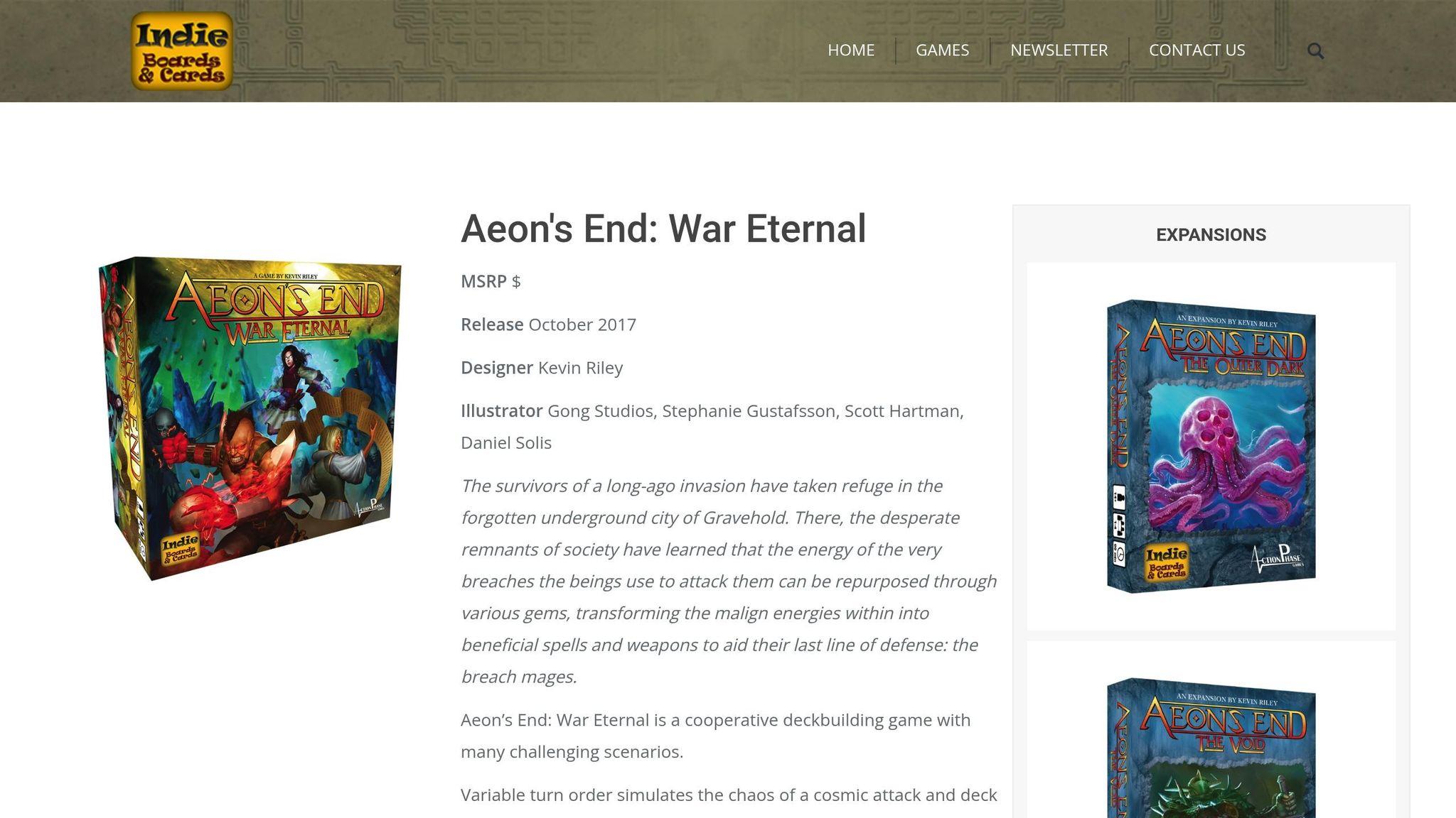 Aeon's End: War Eternal