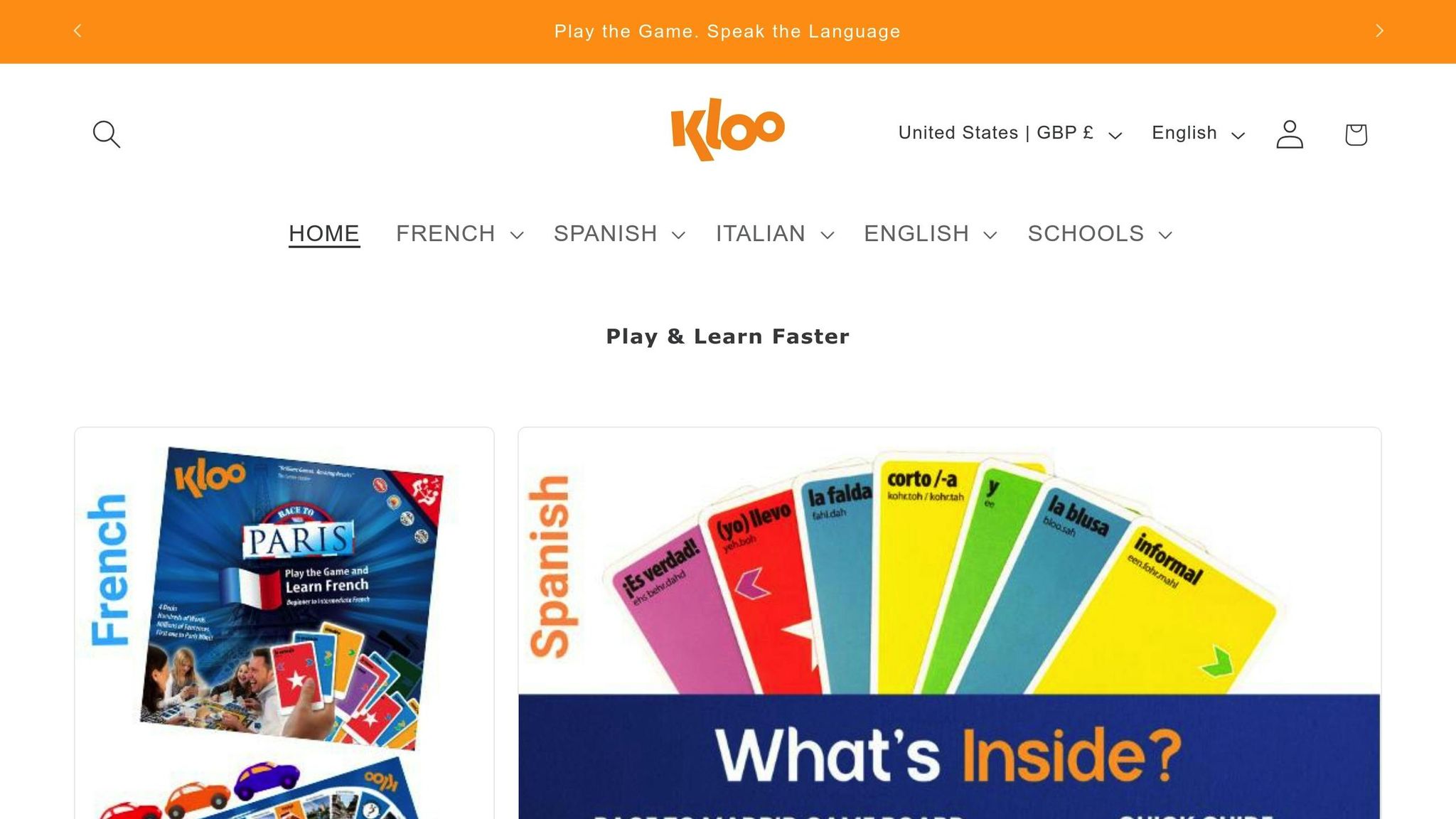 KLOO Language Games