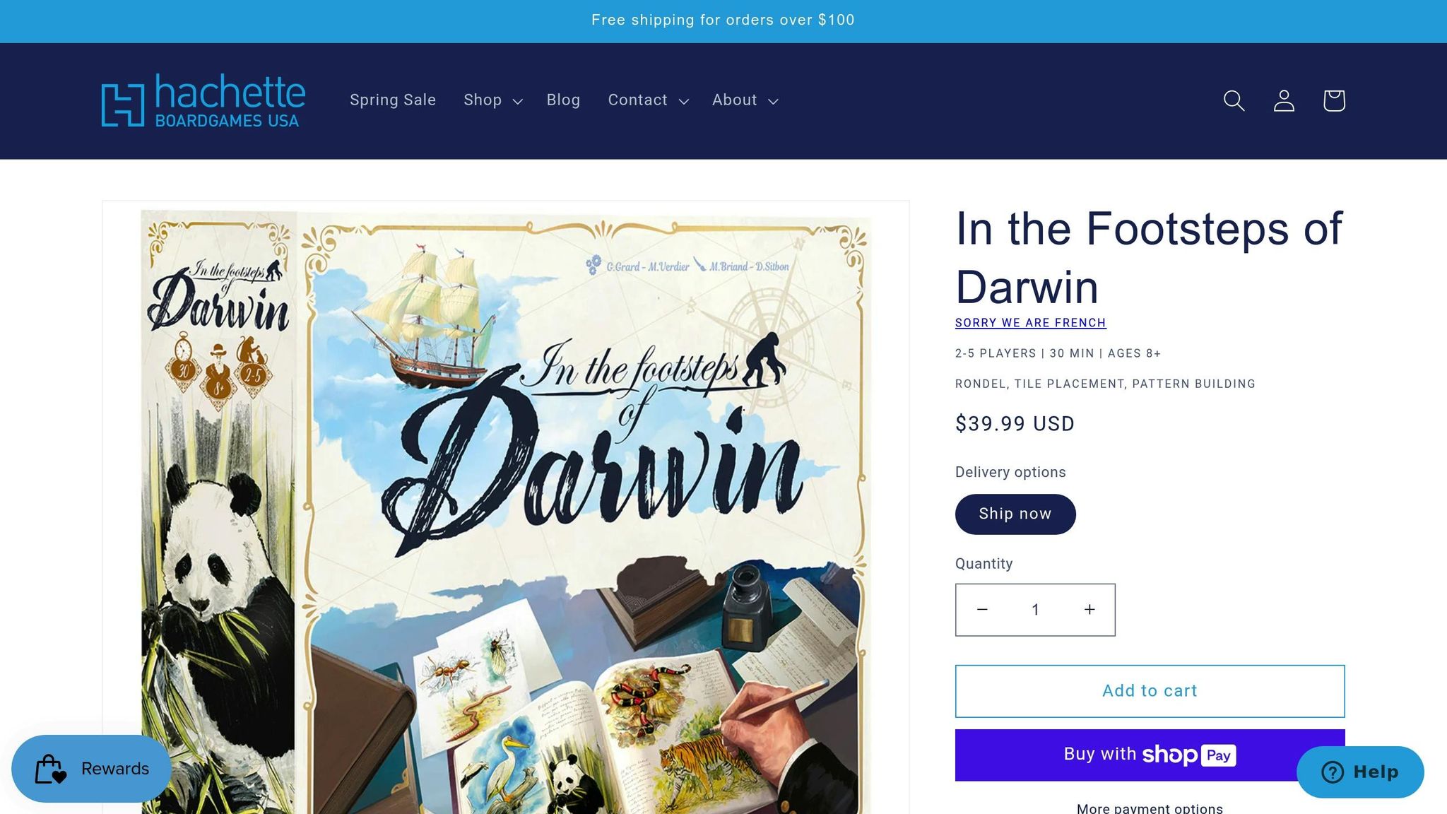 In the Footsteps of Darwin