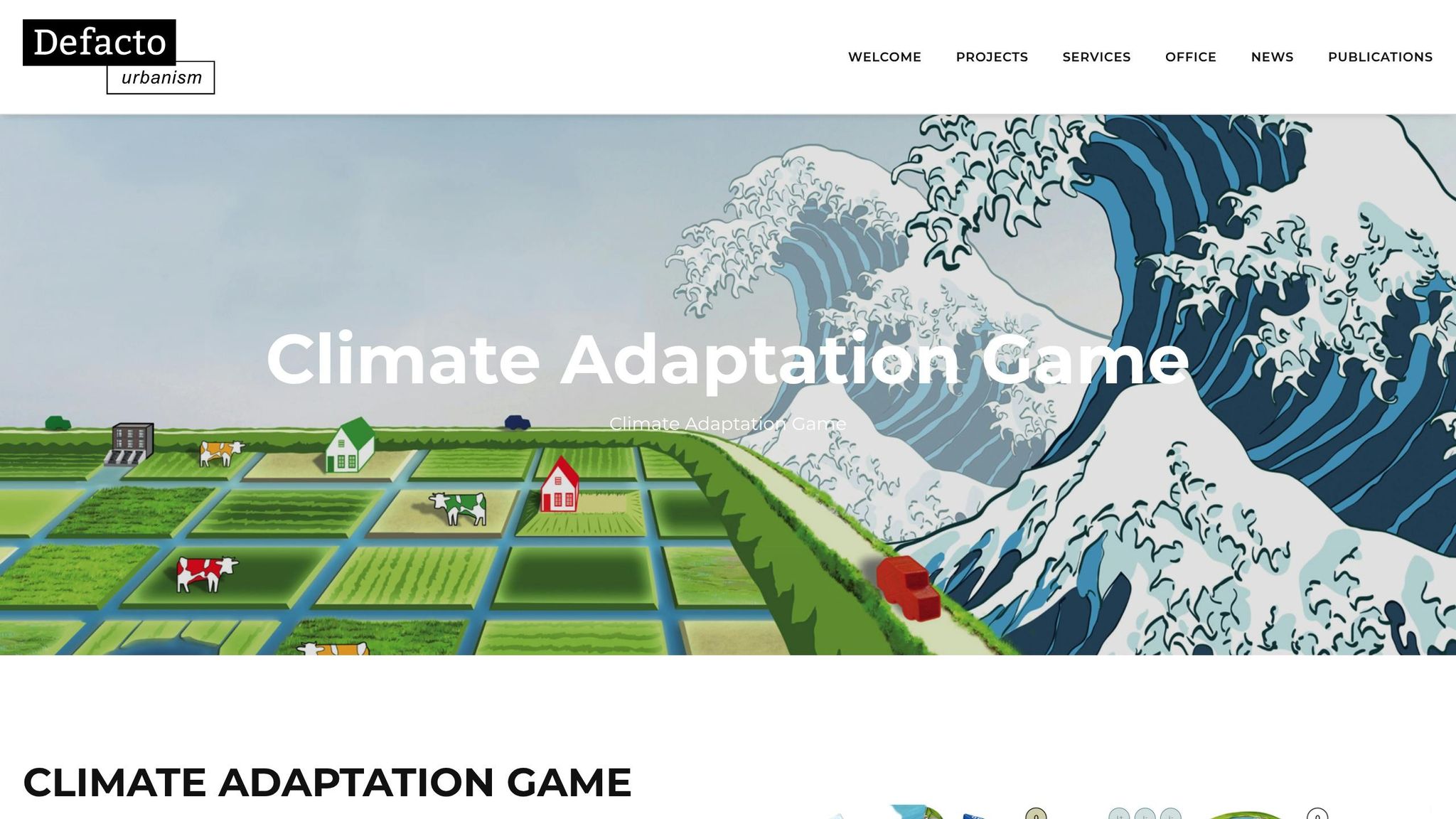 The Climate Adaptation Game