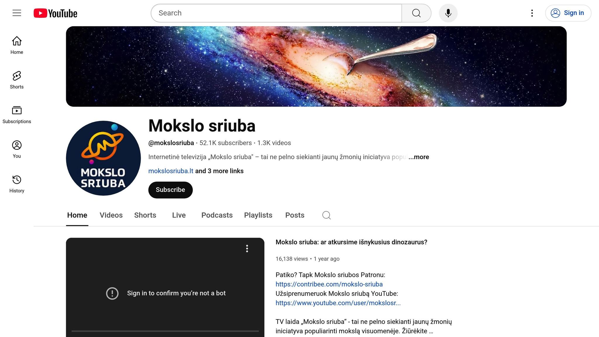 Mokslo sriuba