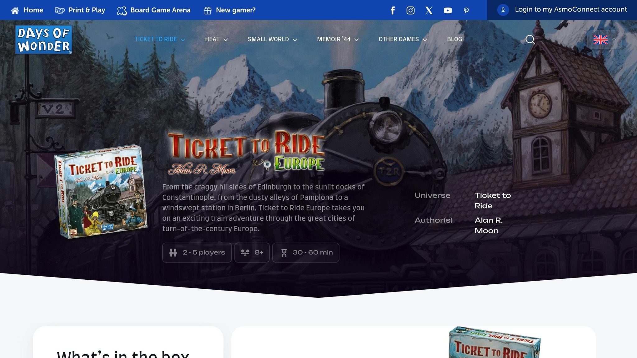 Ticket to Ride: Europe