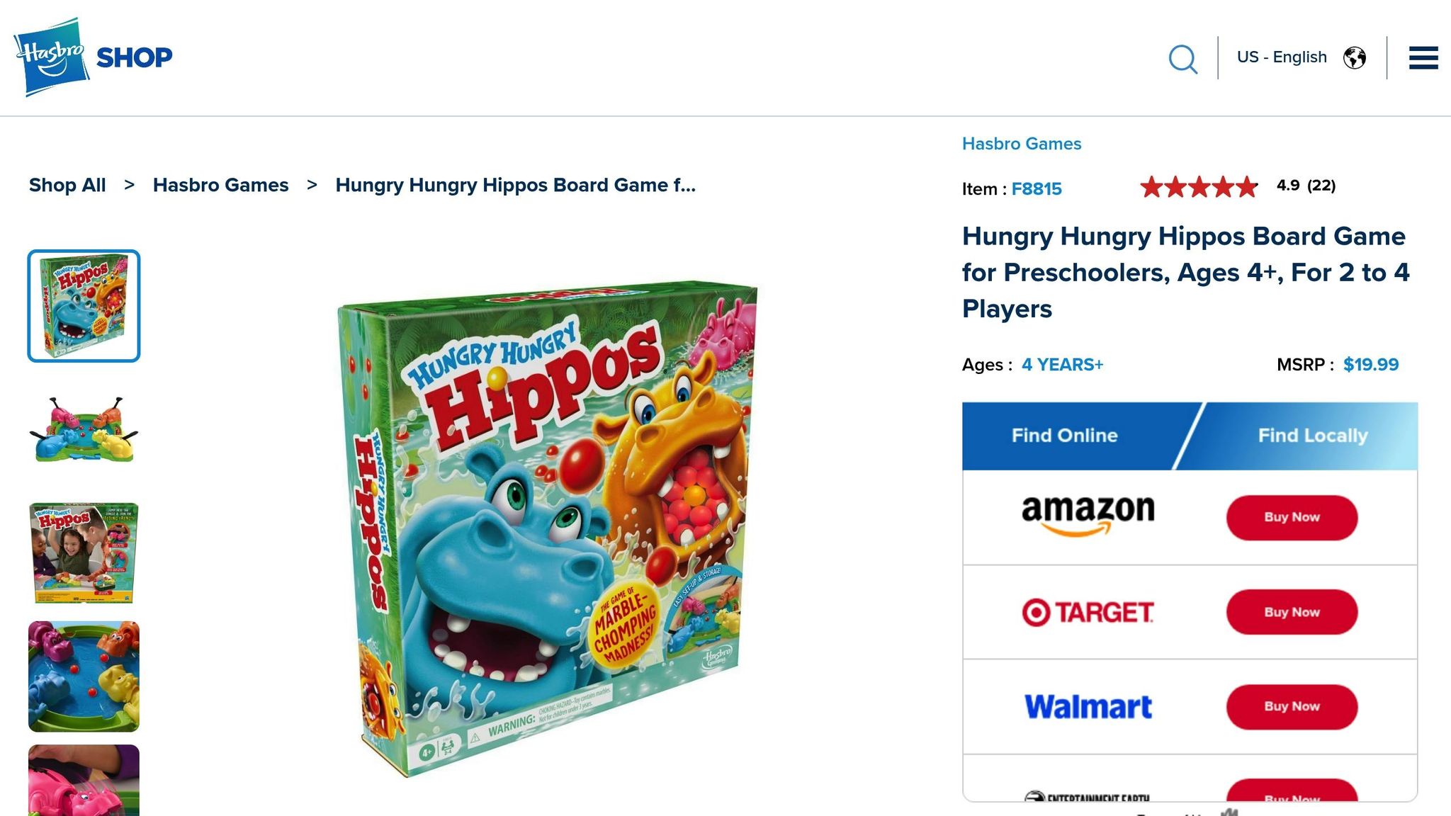 Hungry Hungry Hippos