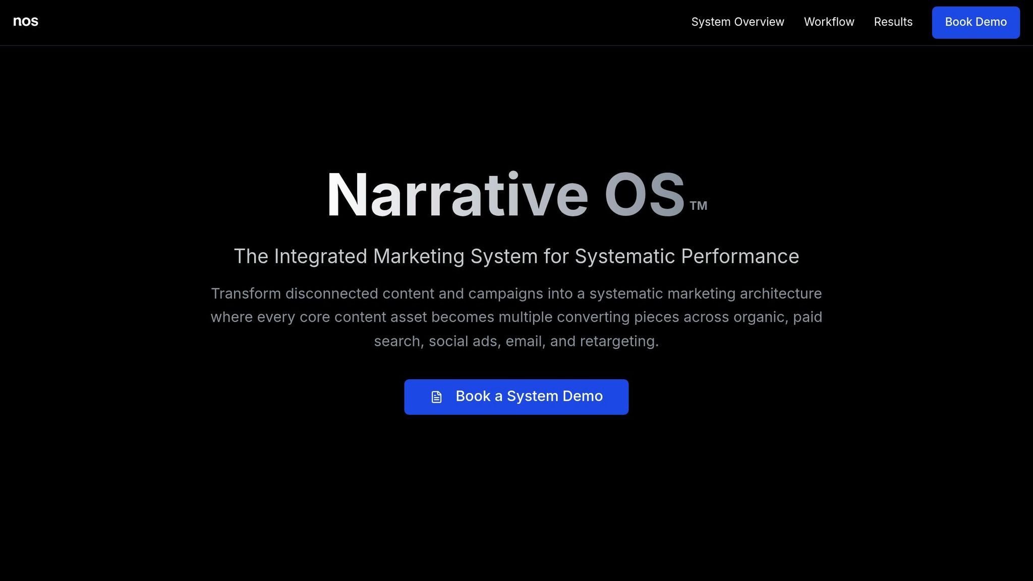 Narrative OS