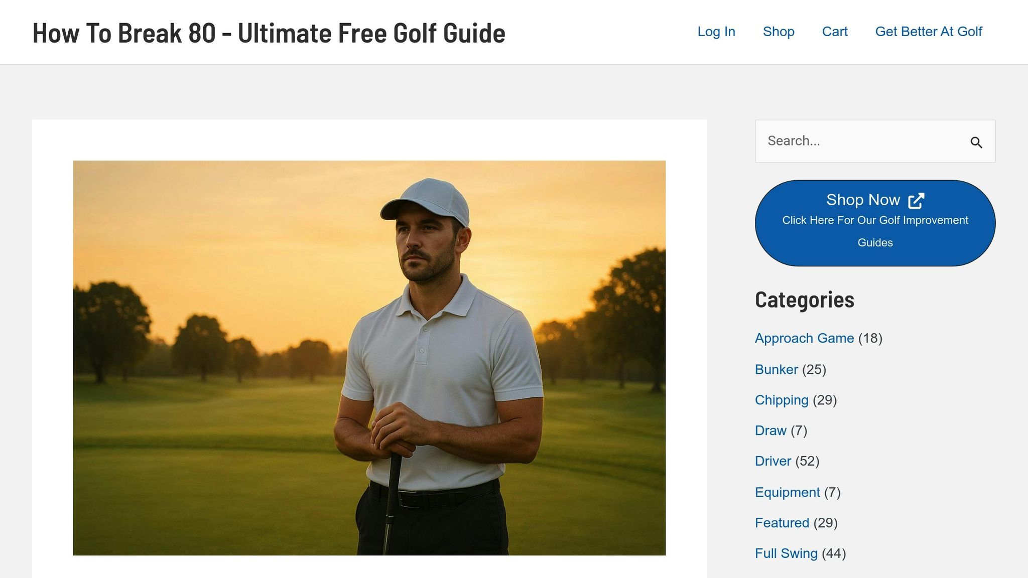 How To Break 80