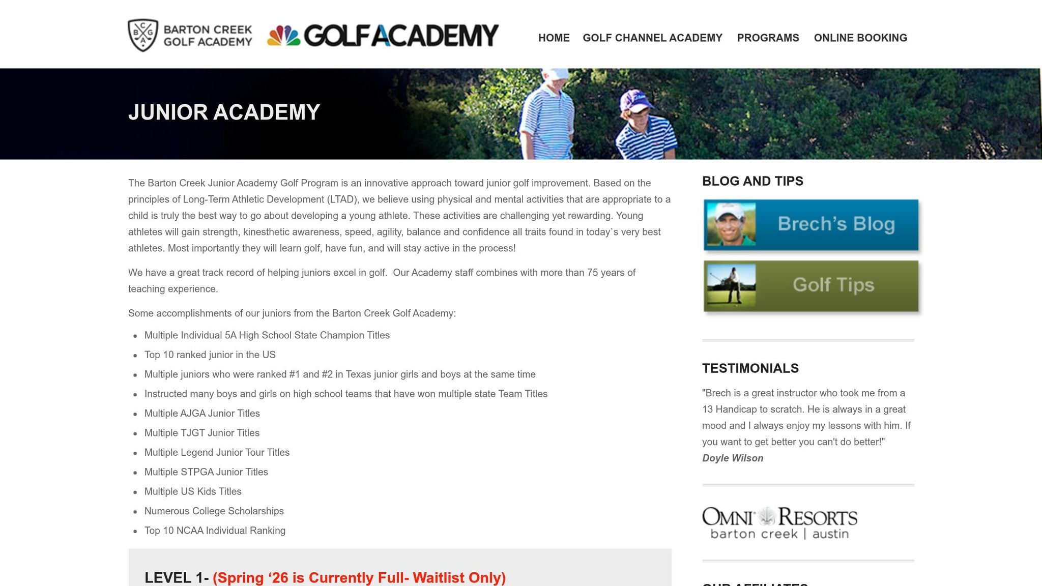 Barton Creek Junior Academy