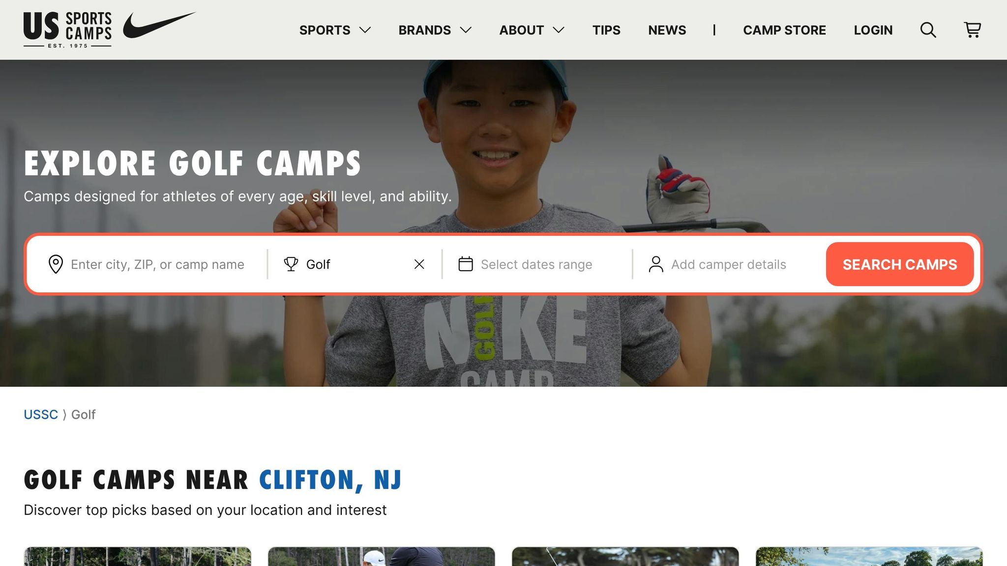 Nike Golf Camps