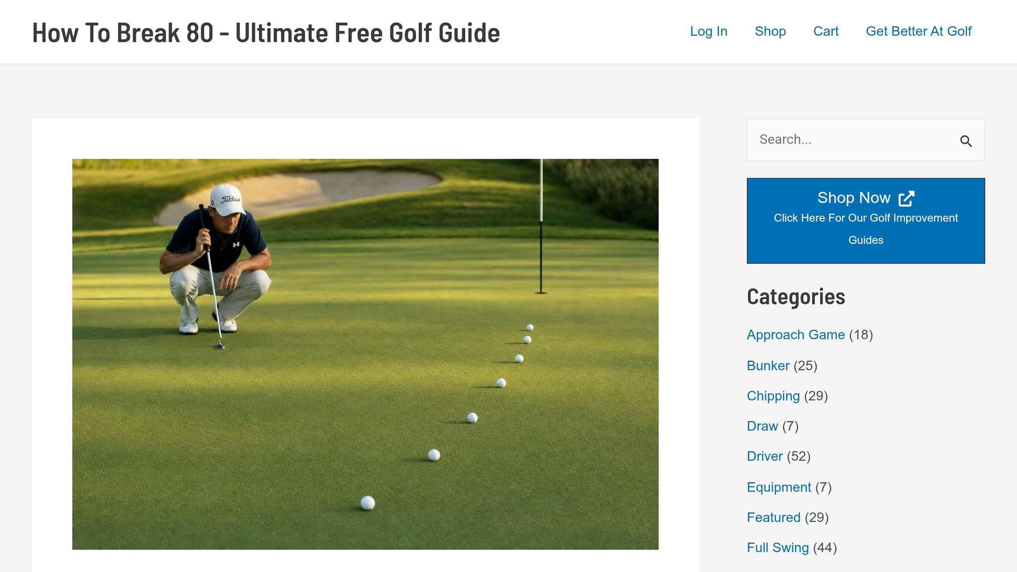 How To Break 80