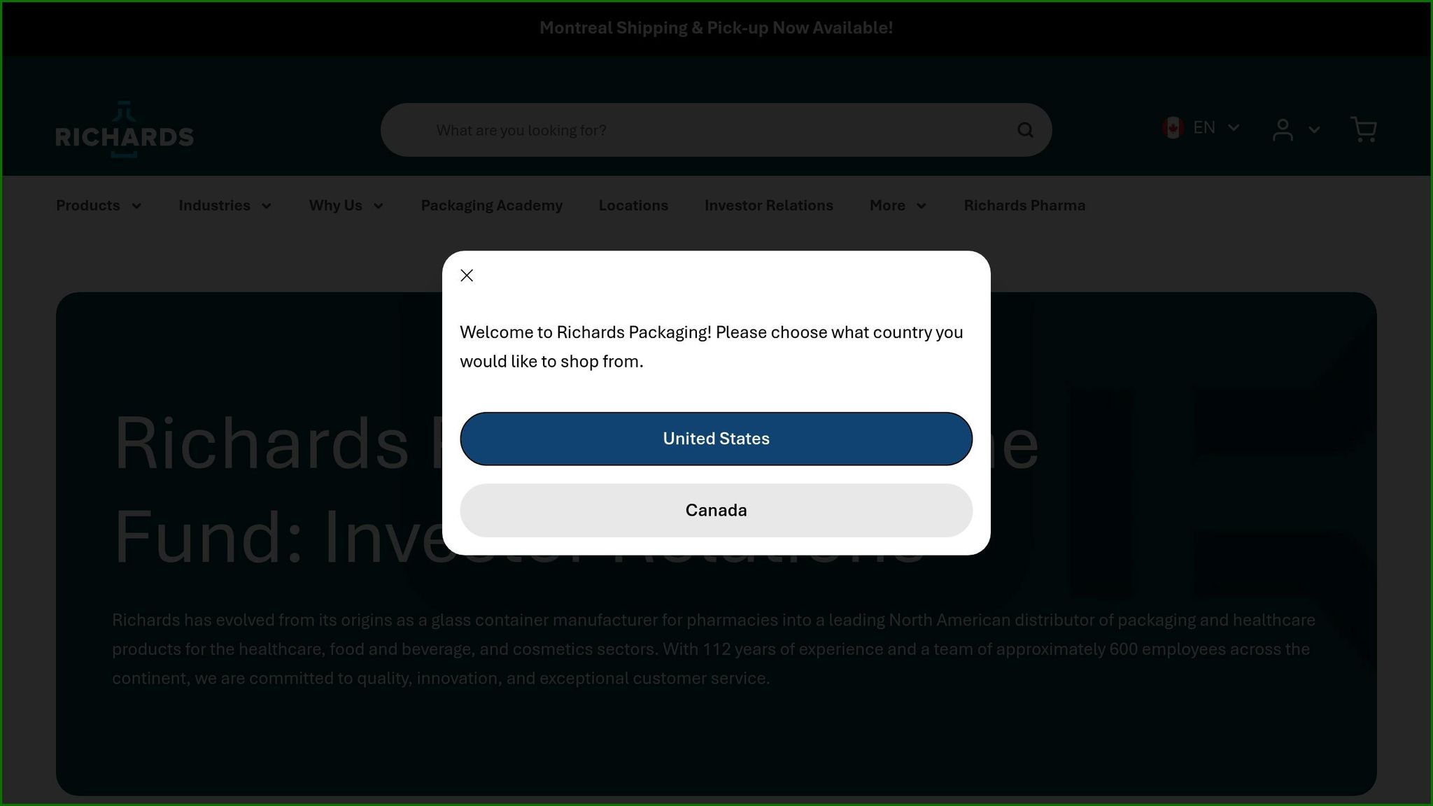 Richards Packaging Income Fund