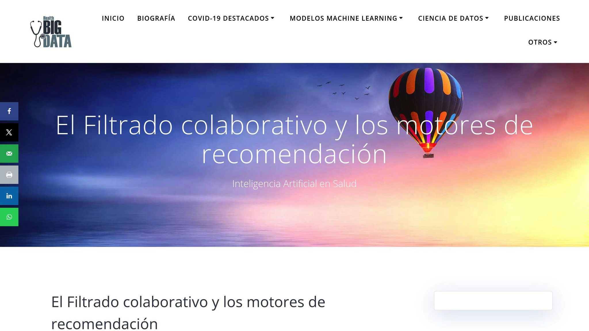 Filtrado Colaborativo