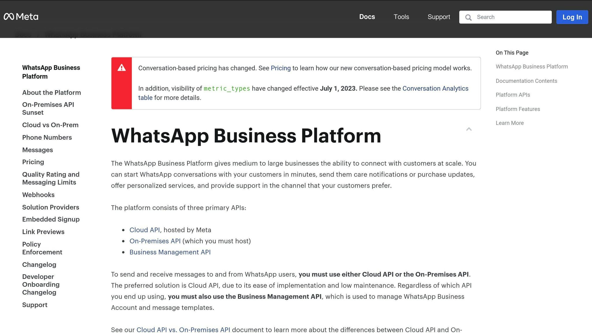 WhatsApp Business API