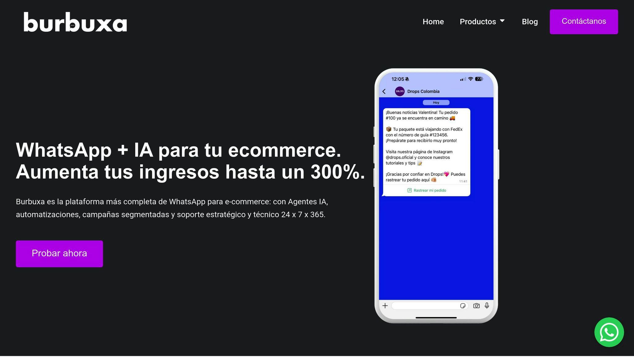 Burbuxa: Plataforma WhatsApp + IA