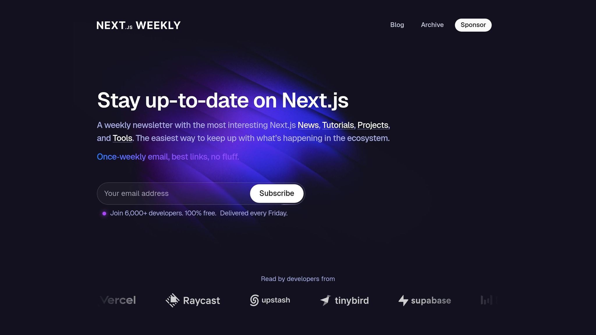 Next.js Weekly
