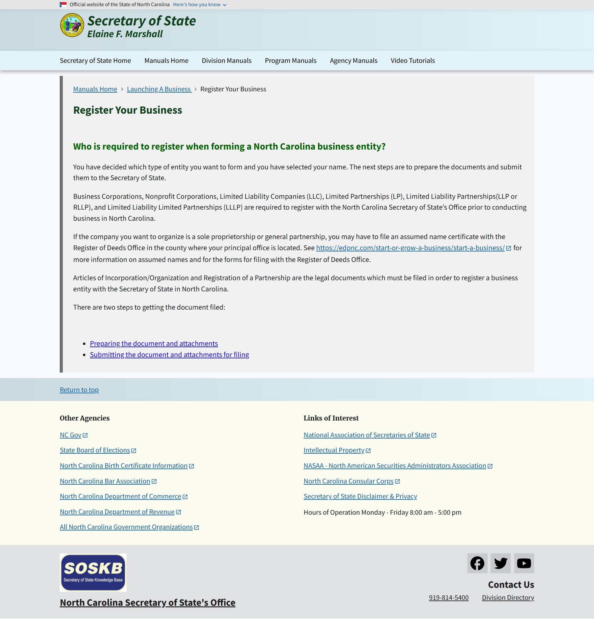 How to Start an LLC in North Carolina - North Carolina Secretary of State