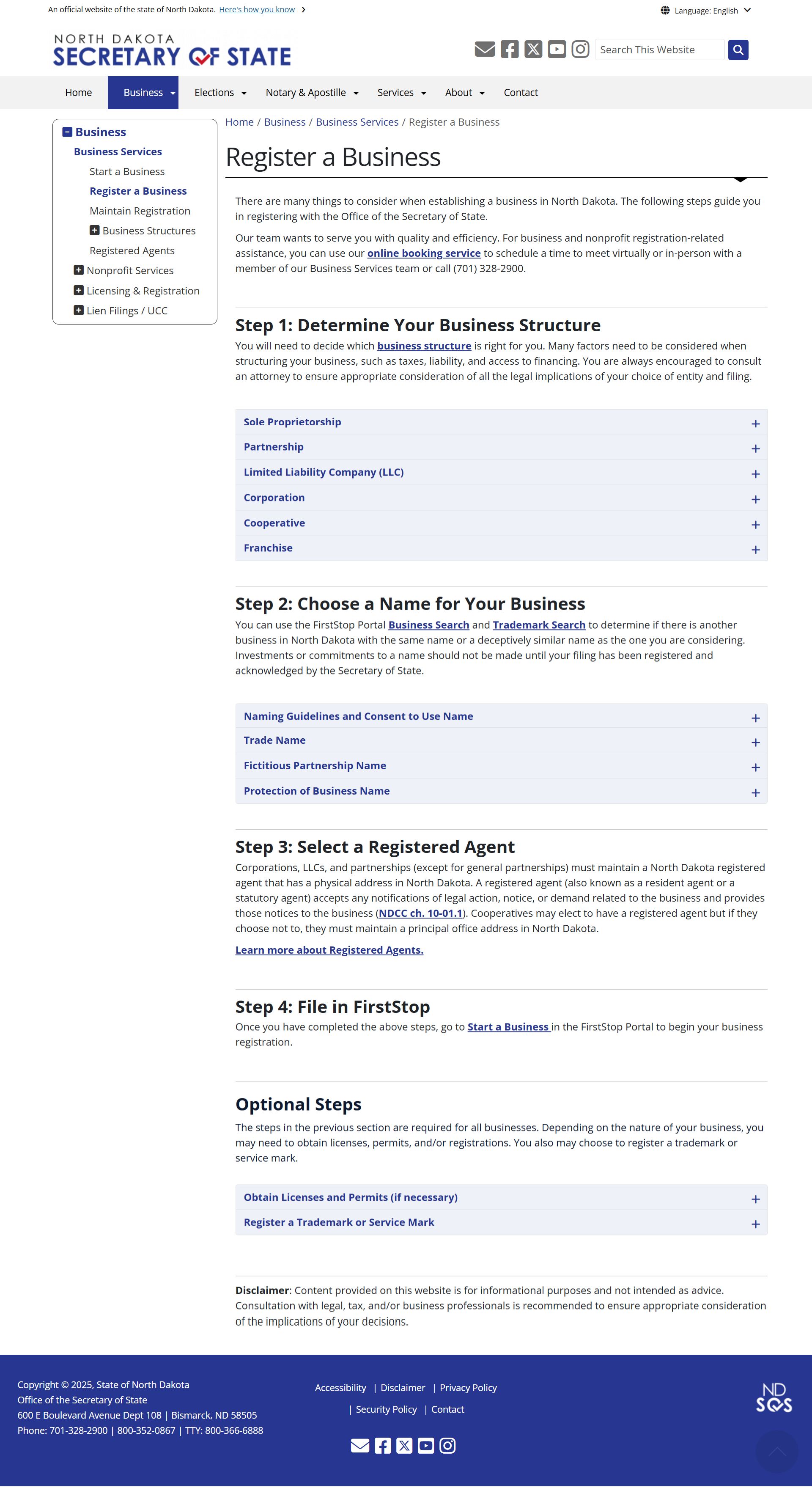 How to Start an LLC in North Dakota - North Dakota Secretary of State