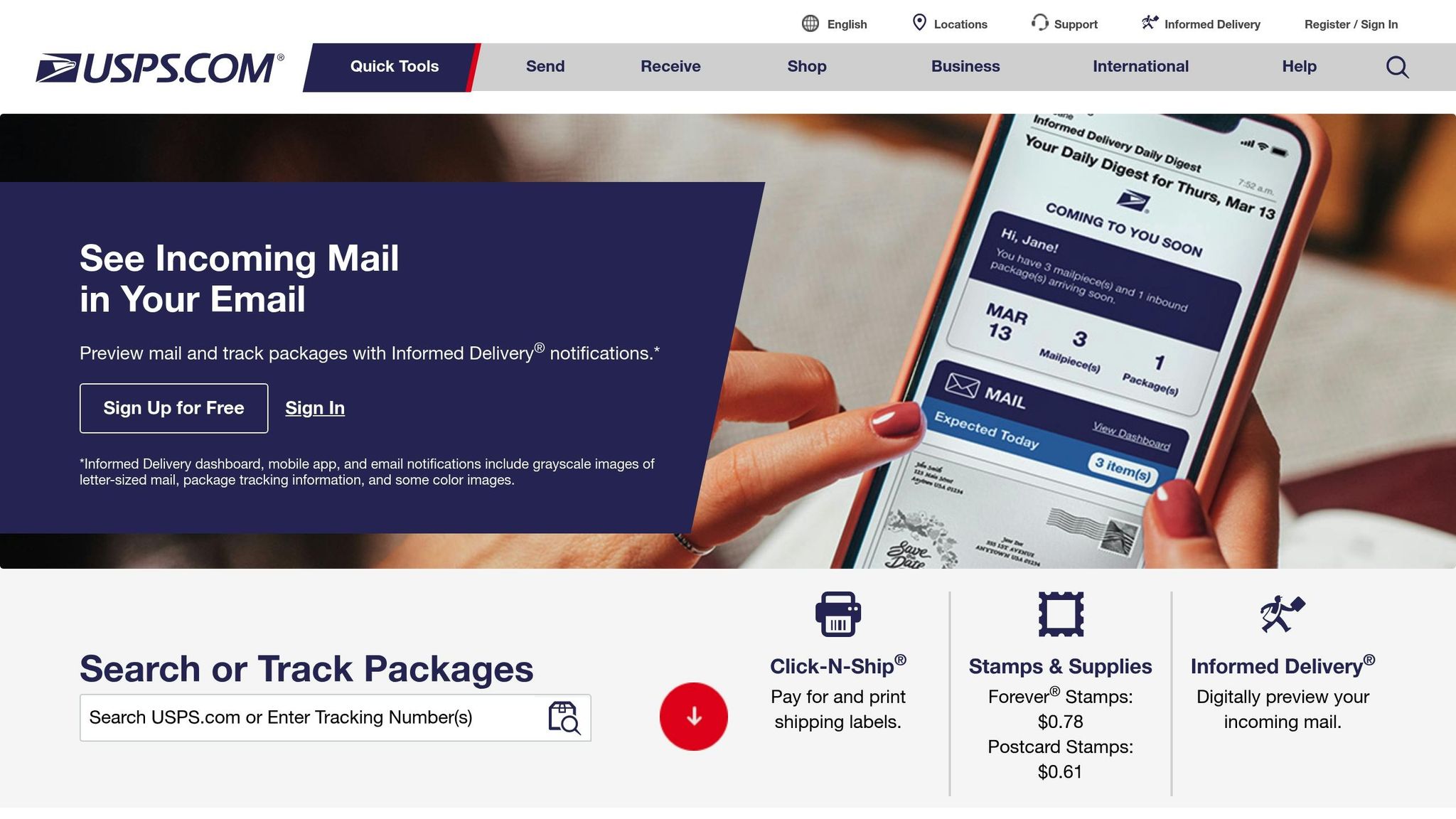 USPS mail forwarding