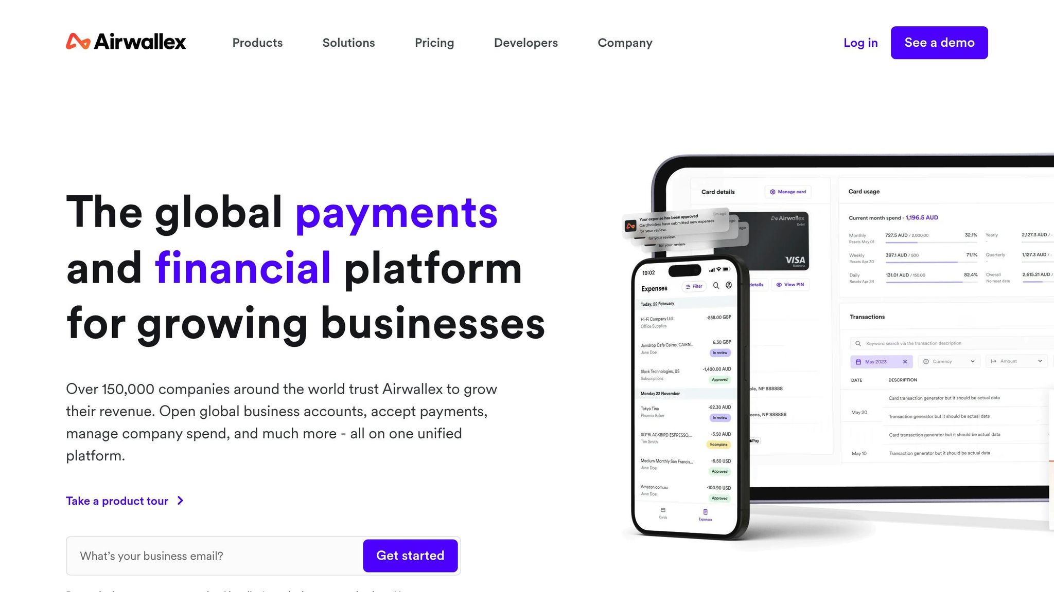 Airwallex is a cutting-edge financial platform.