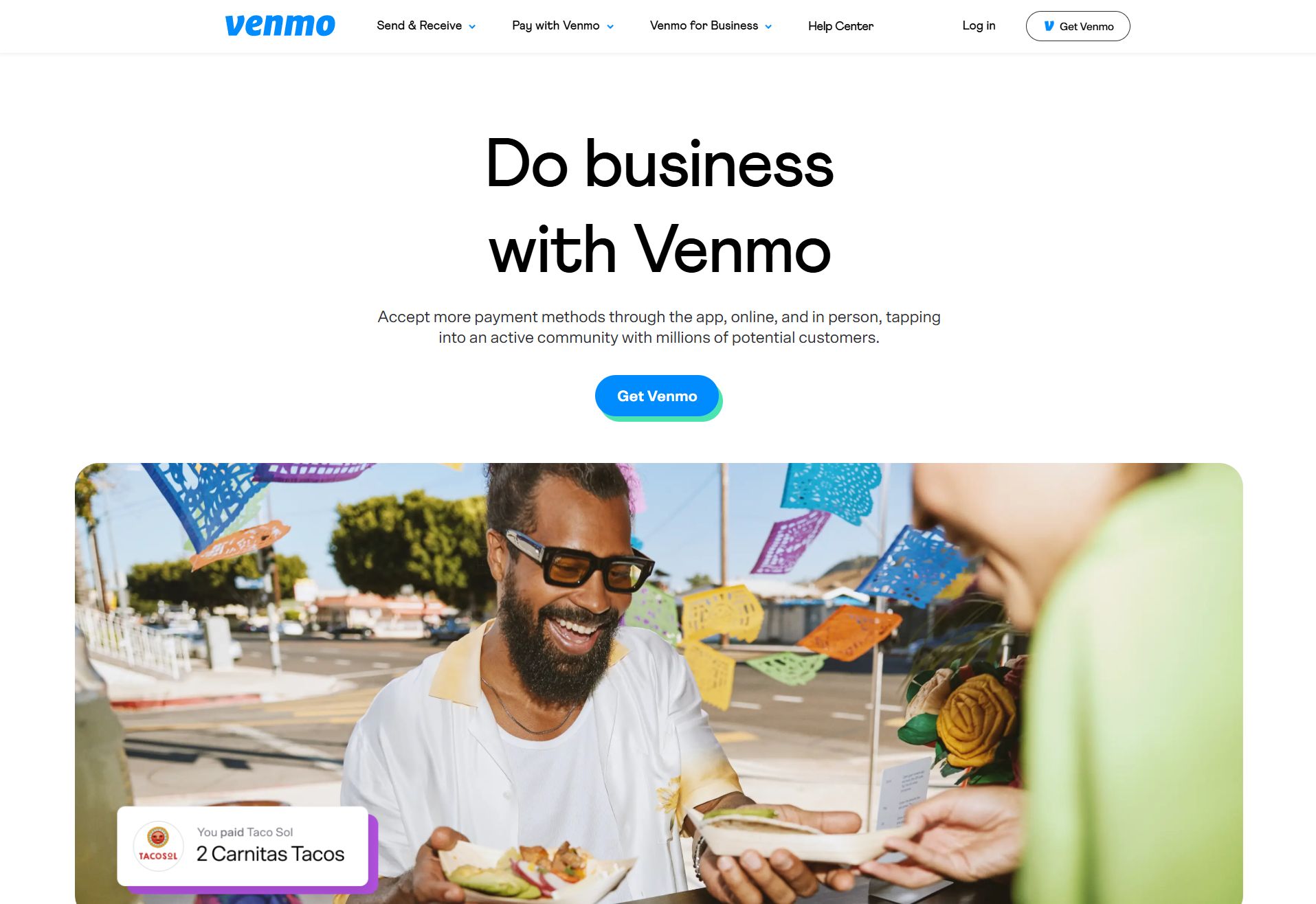 Do business with Venmo