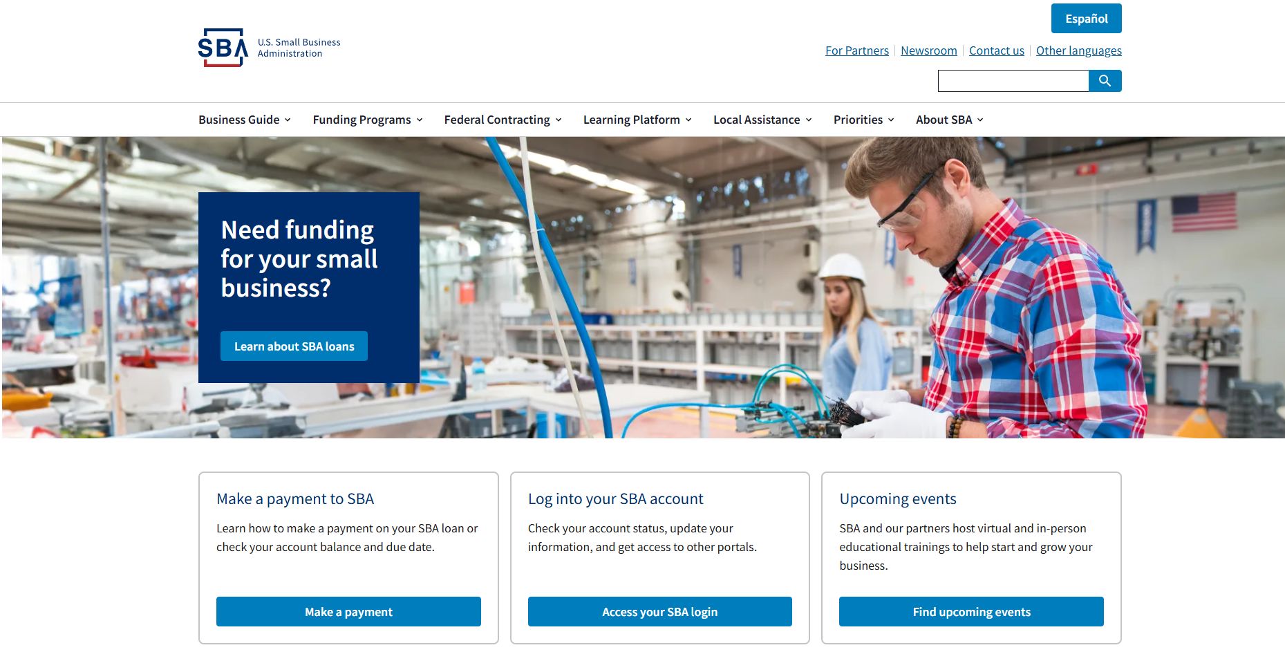 US small business administration