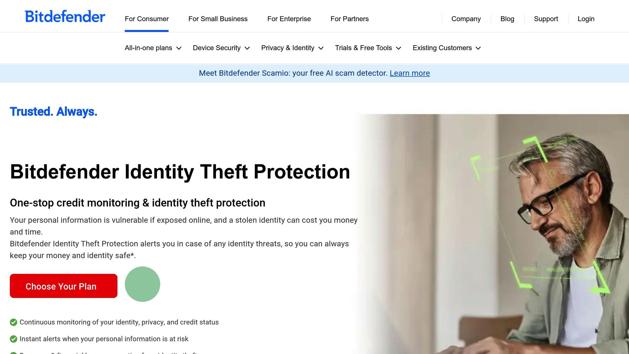 Bitdefender Identity Theft Protection