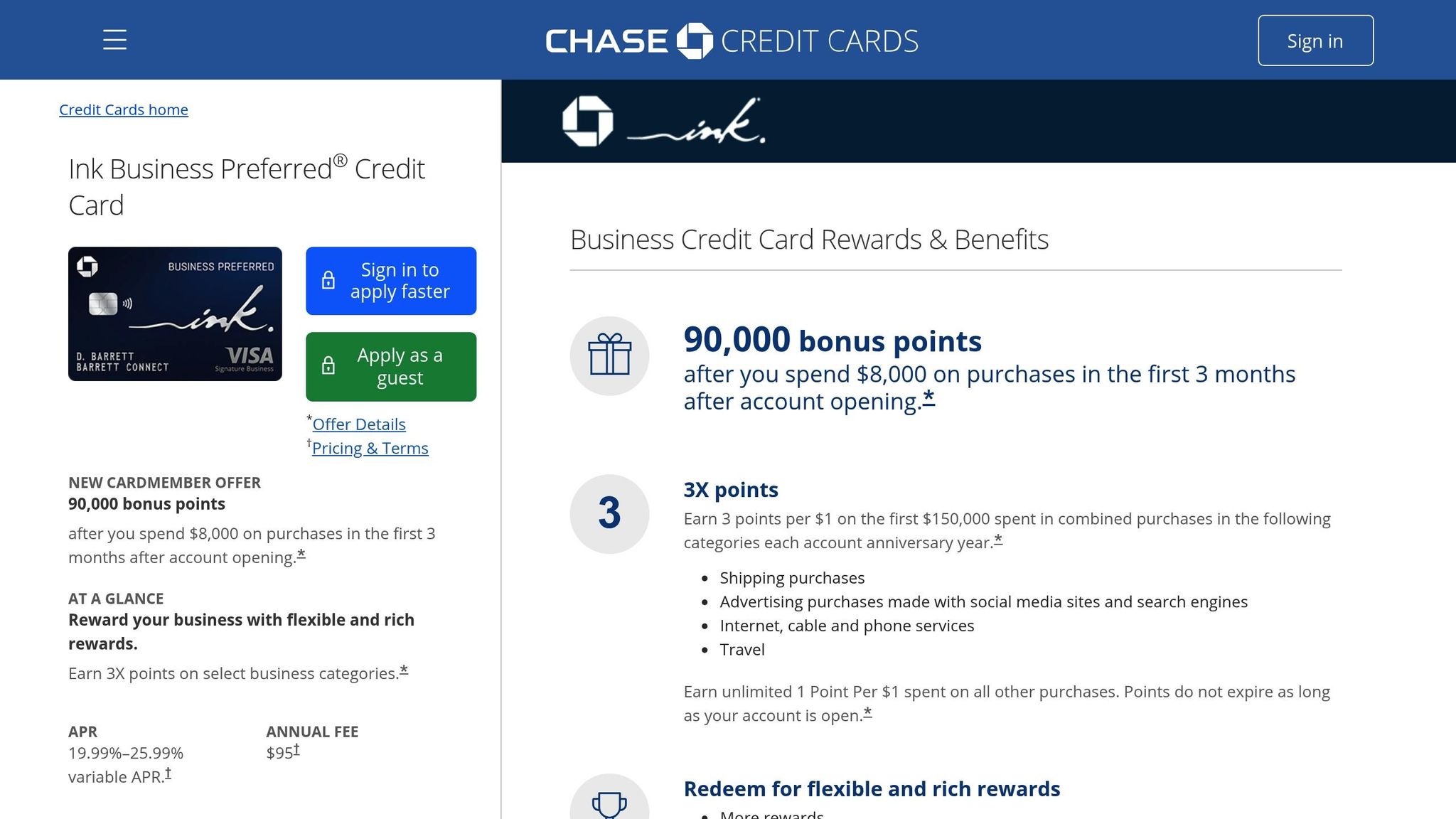 Chase Ink Business Preferred