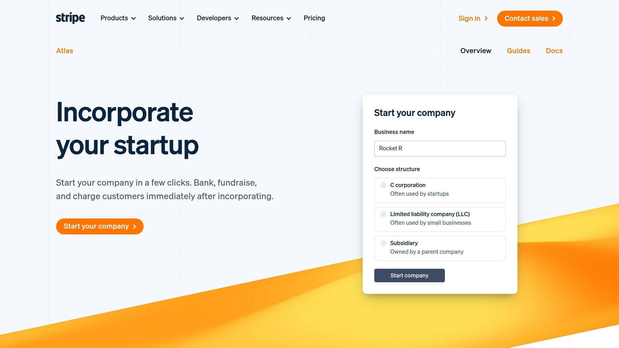 Stripe Atlas