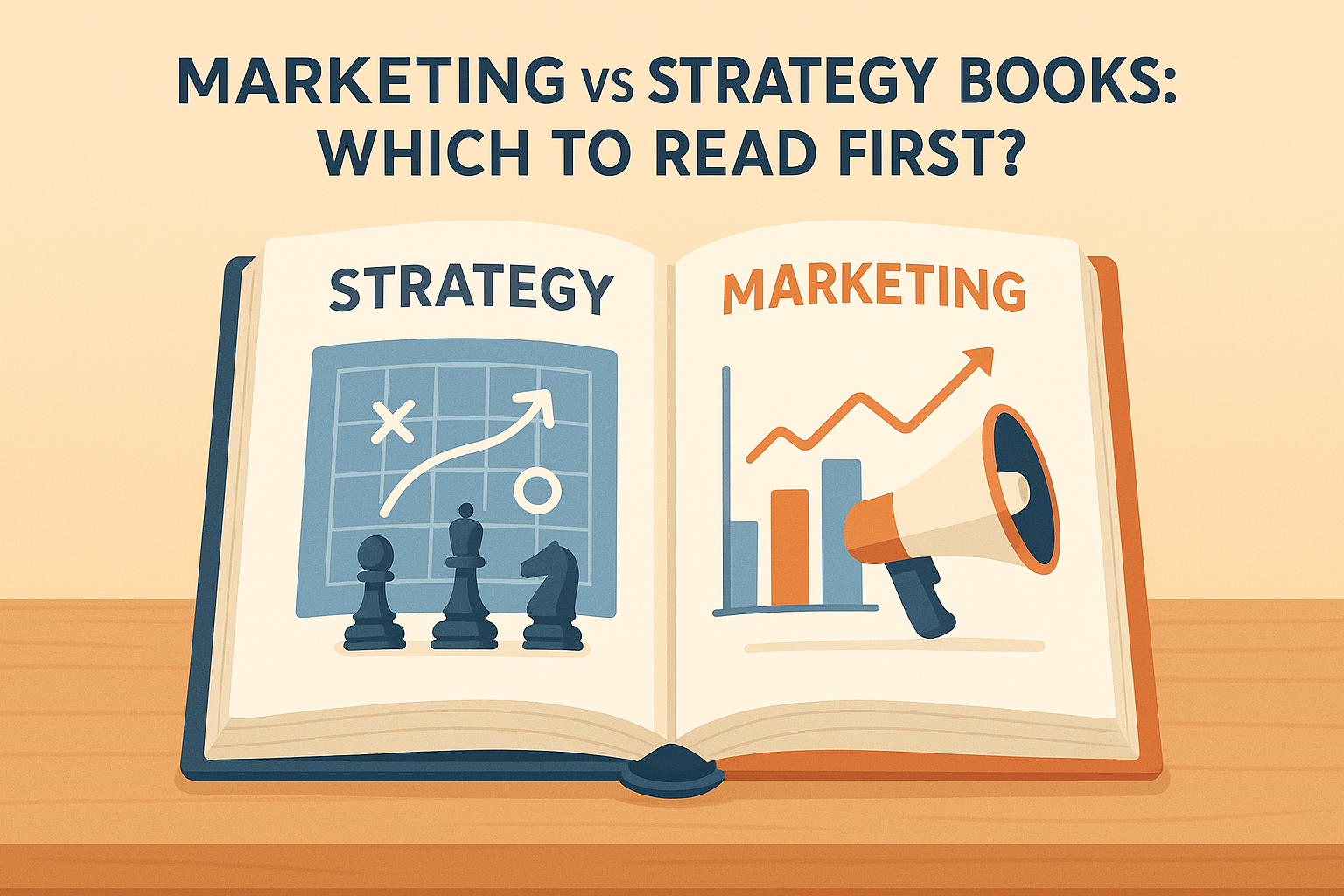 Thumbnail for: Marketing vs Strategy Books: Which to Read First?