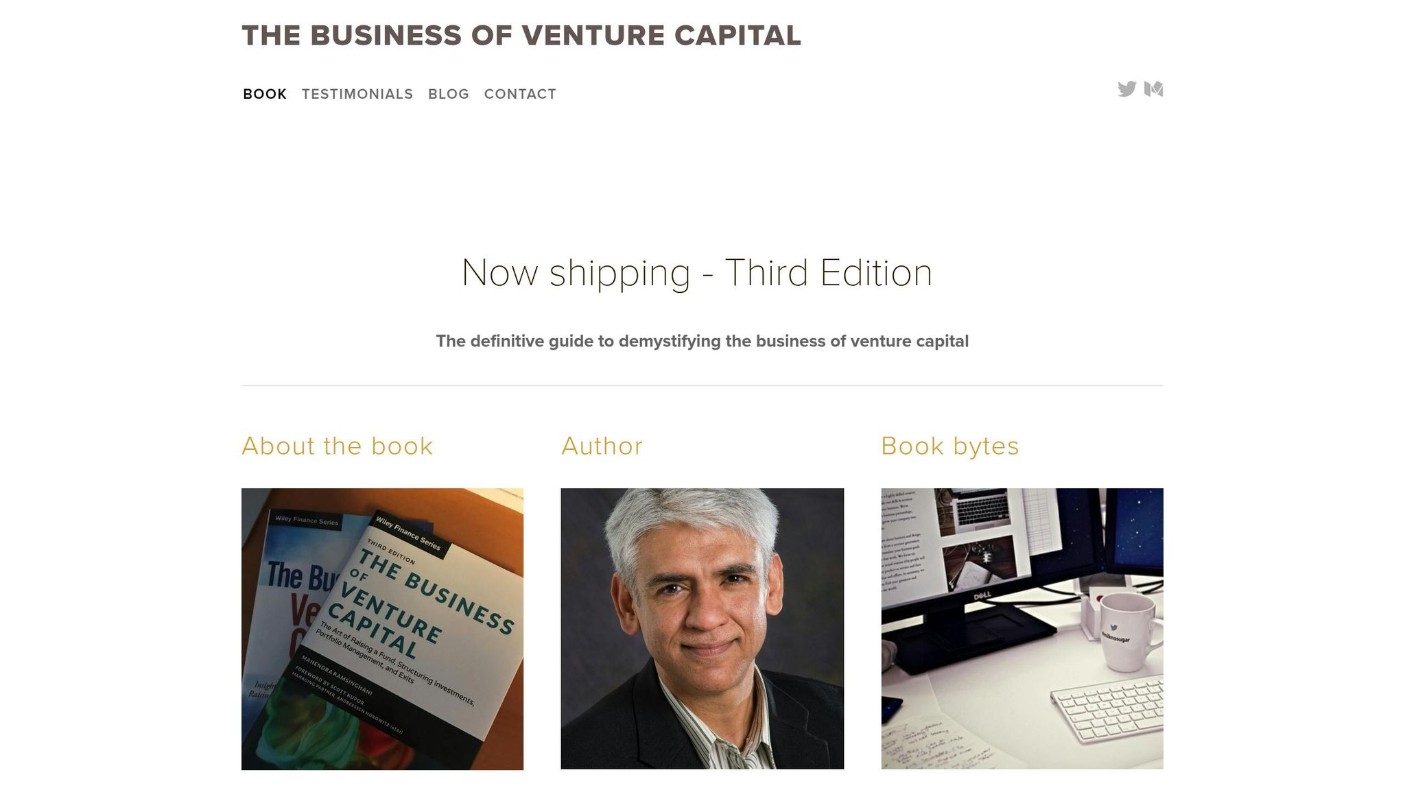 The Business of Venture Capital
