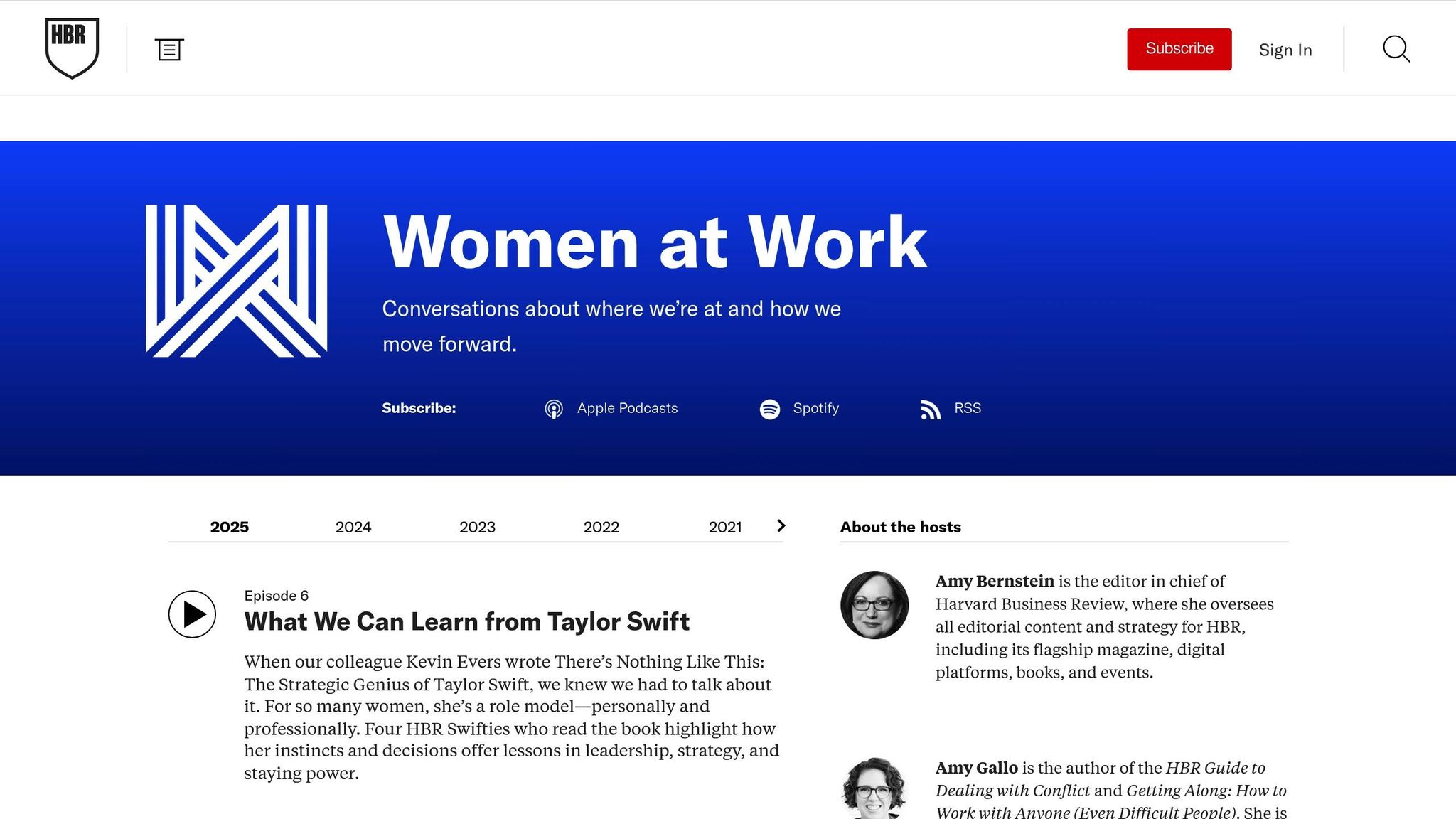 HBR Women at Work