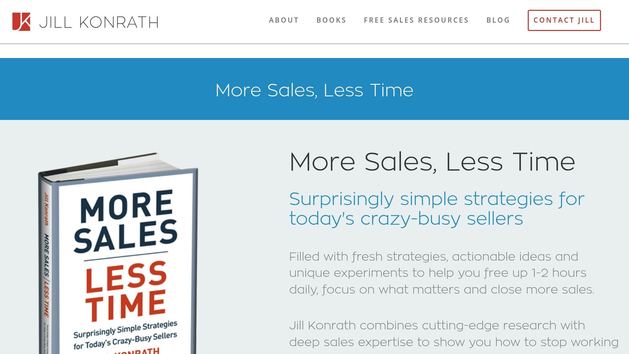 More Sales, Less Time