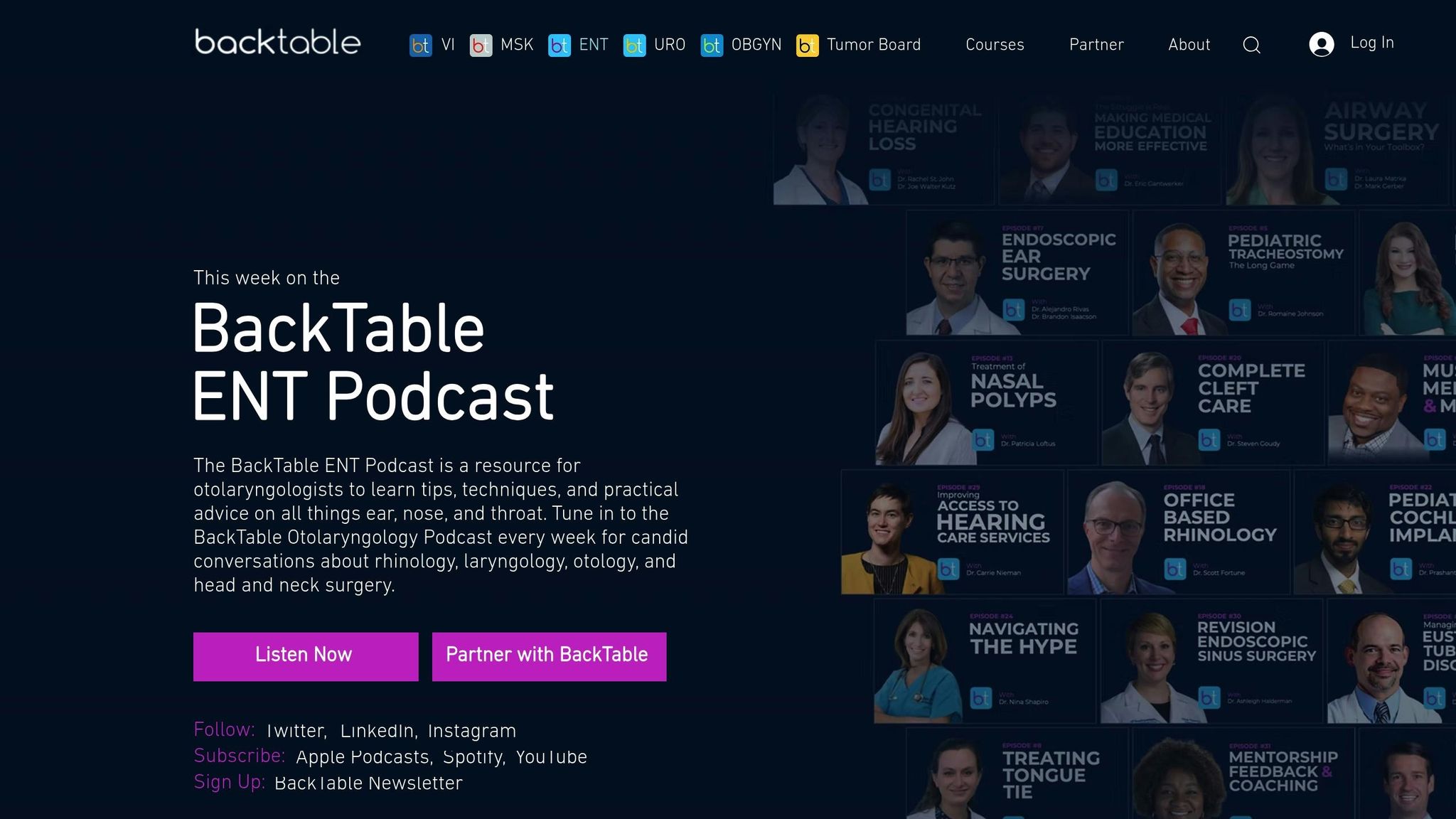 BackTable ENT Podcast