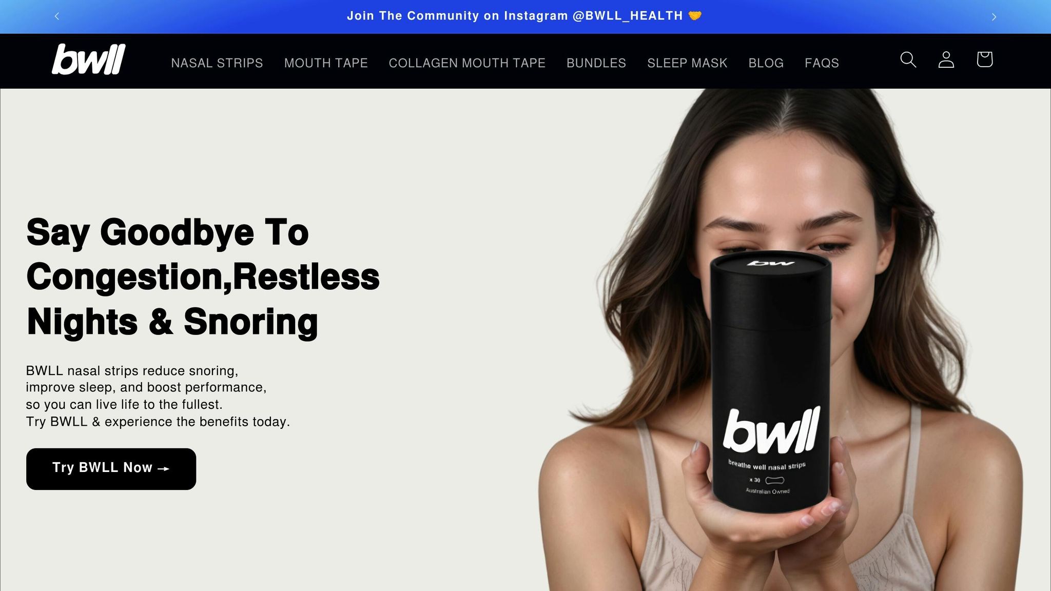 BWLL Nasal Strips
