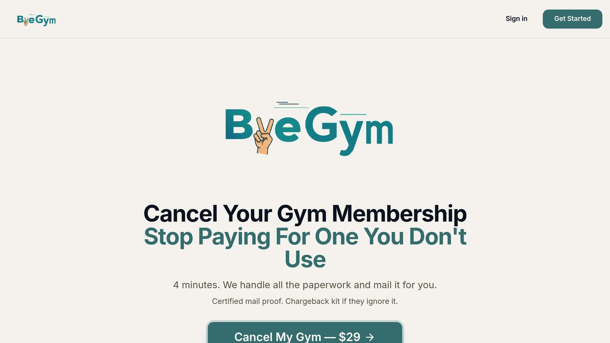 ByeGym