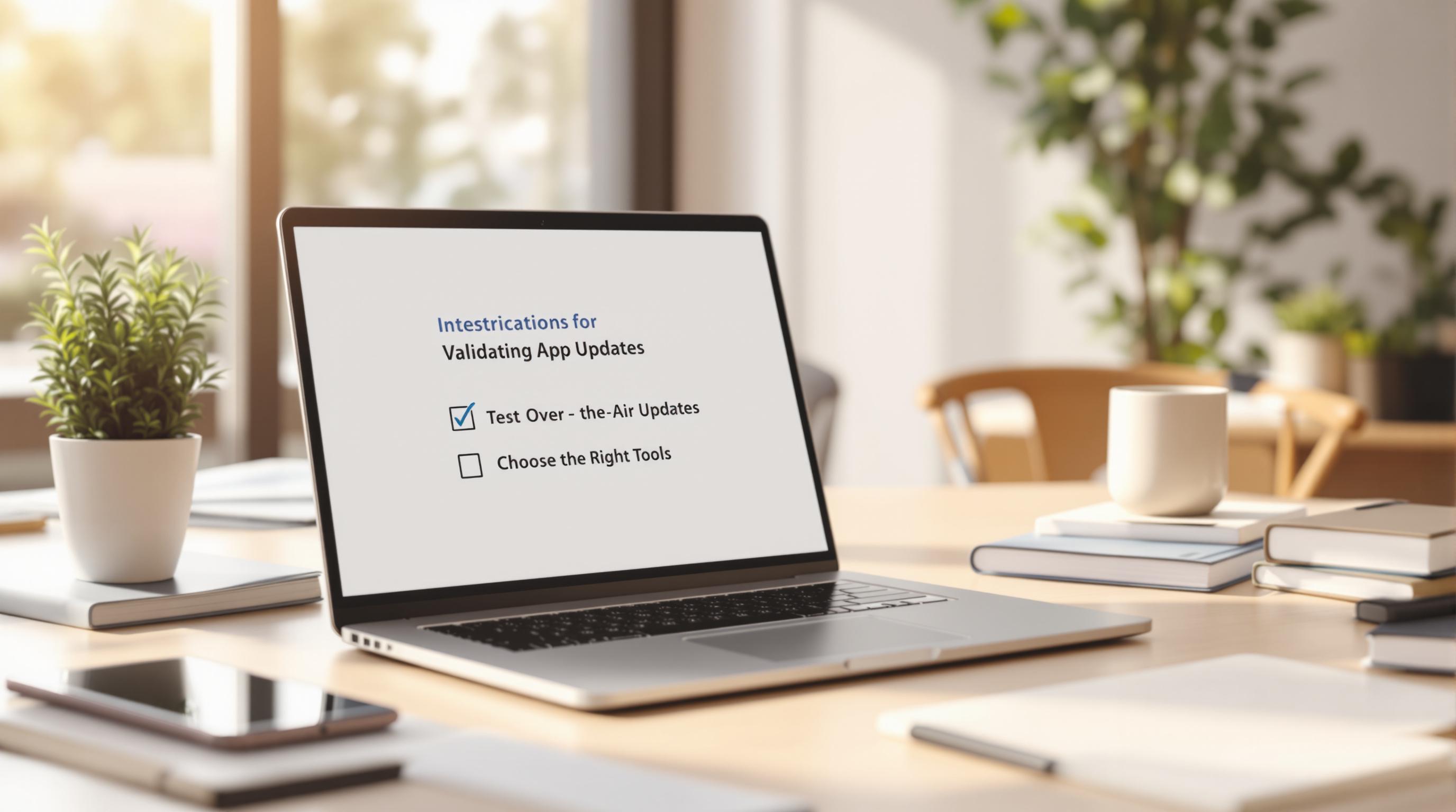 blog illustration Checklist for Validating Capacitor App Updates