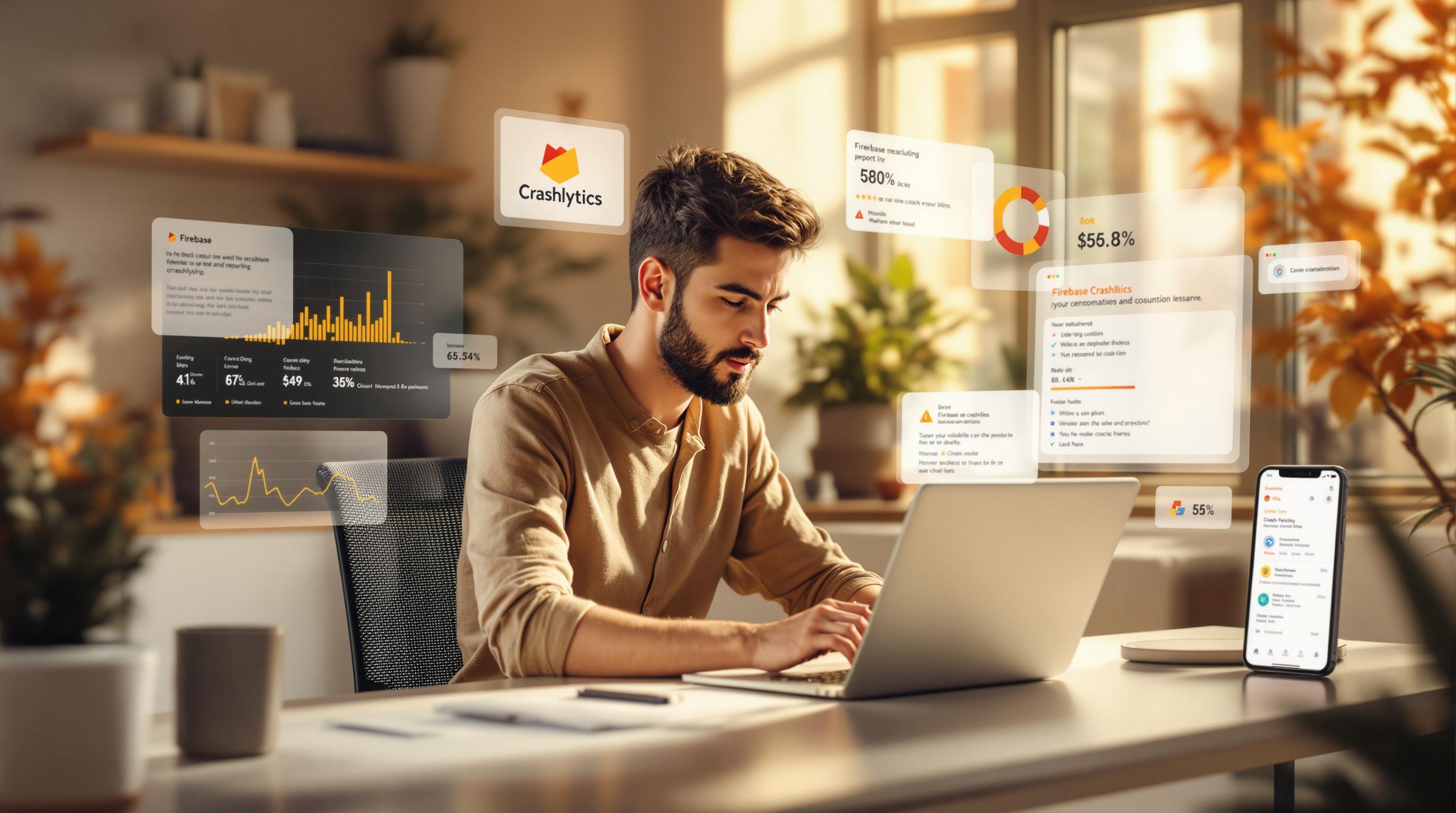 blog illustration Firebase Crashlytics für Capacitor Apps