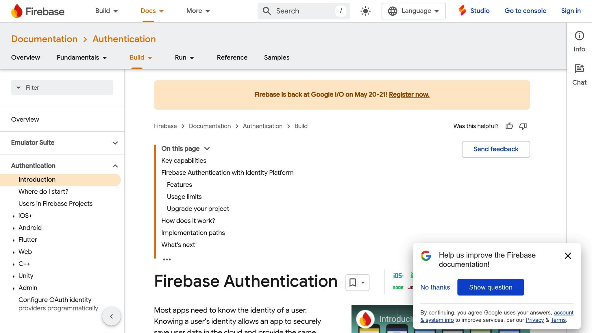 Firebase Auth