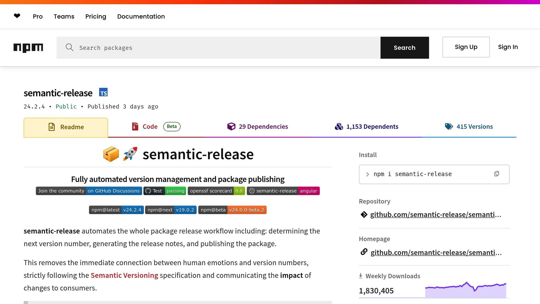 semantic-release