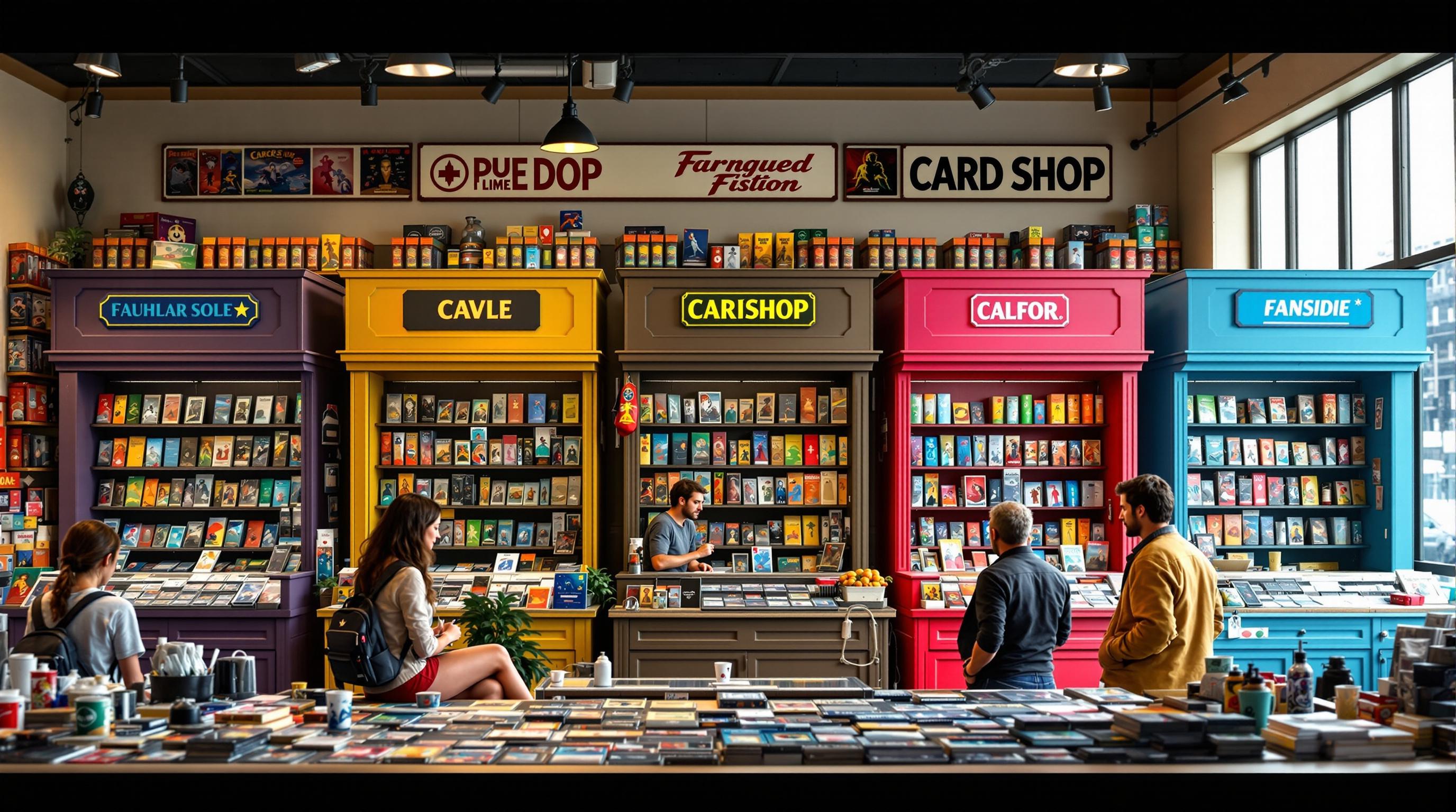 Top 5 Card Shops on Social Media