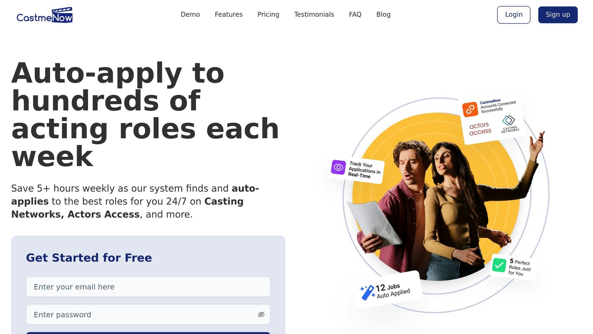 CastmeNow: Automated Applications