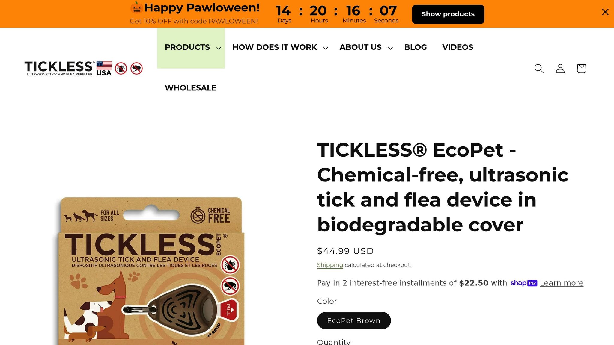 Tickless EcoPet