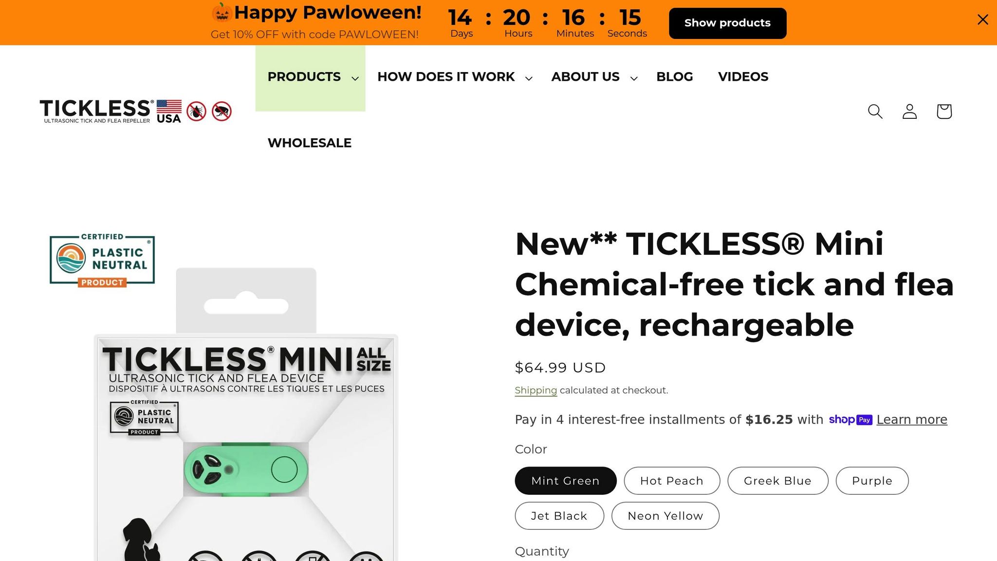 Tickless Mini