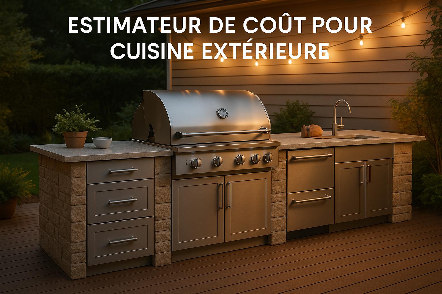 Thumbnail for: Estimateur de Coût pour Cuisine Extérieure